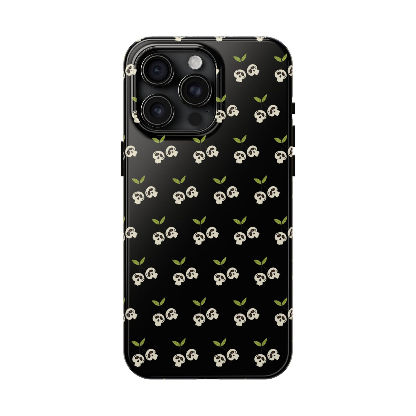 Skull Cherry Tough Phone Cases