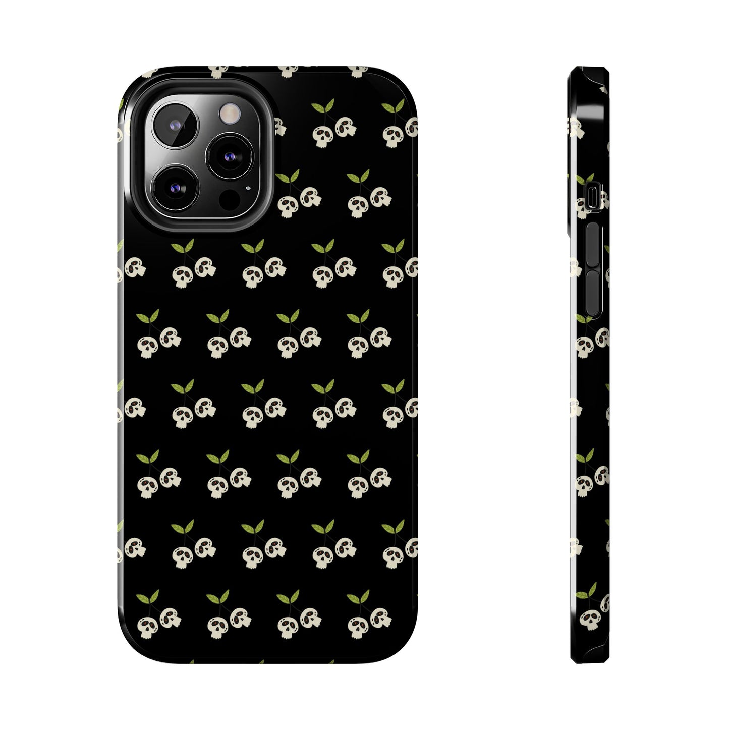 Skull Cherry Tough Phone Cases