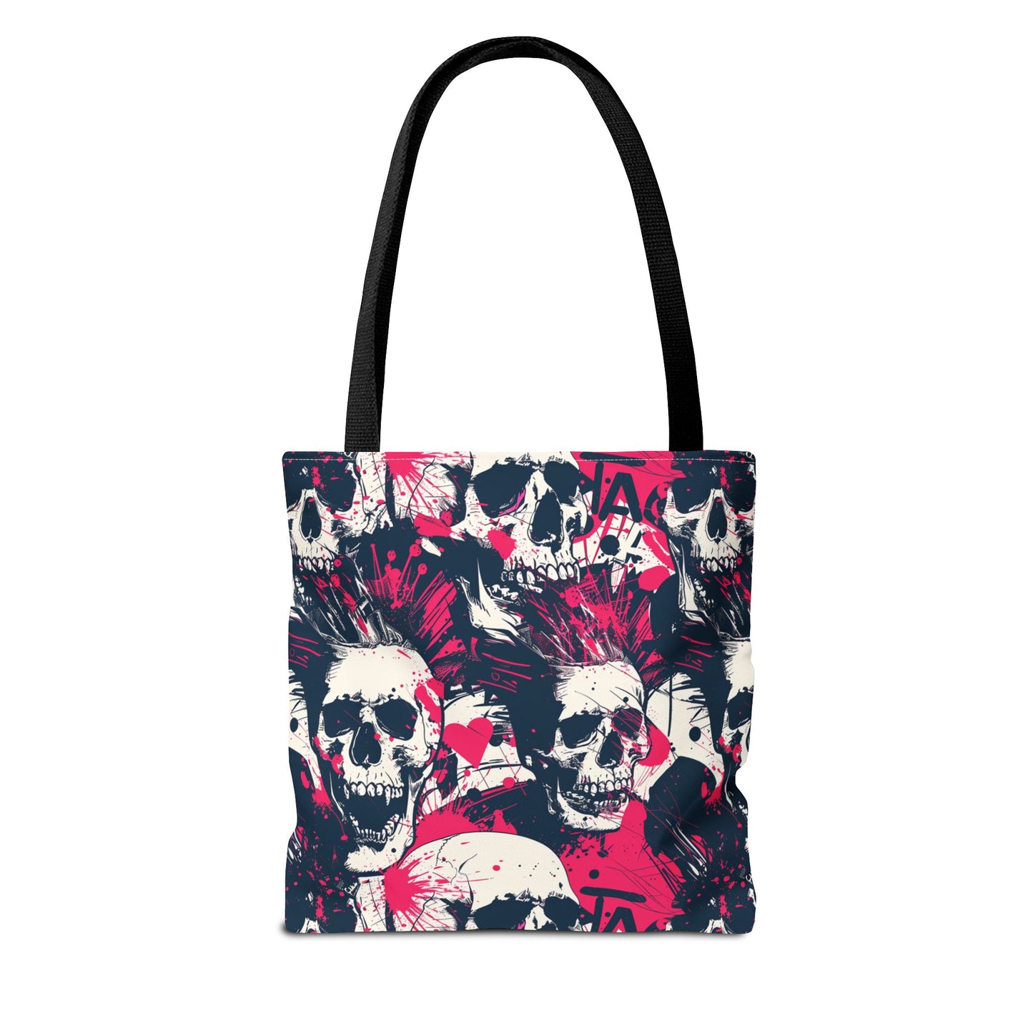 Punk Rock Skull Tote Bag