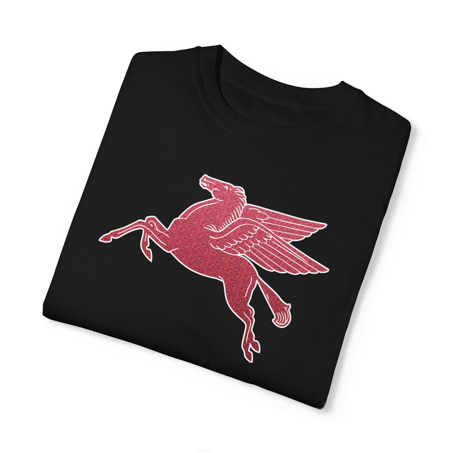 Pegasus Glitter Effect Color Comfort Unisex Garment-Dyed T-shirt