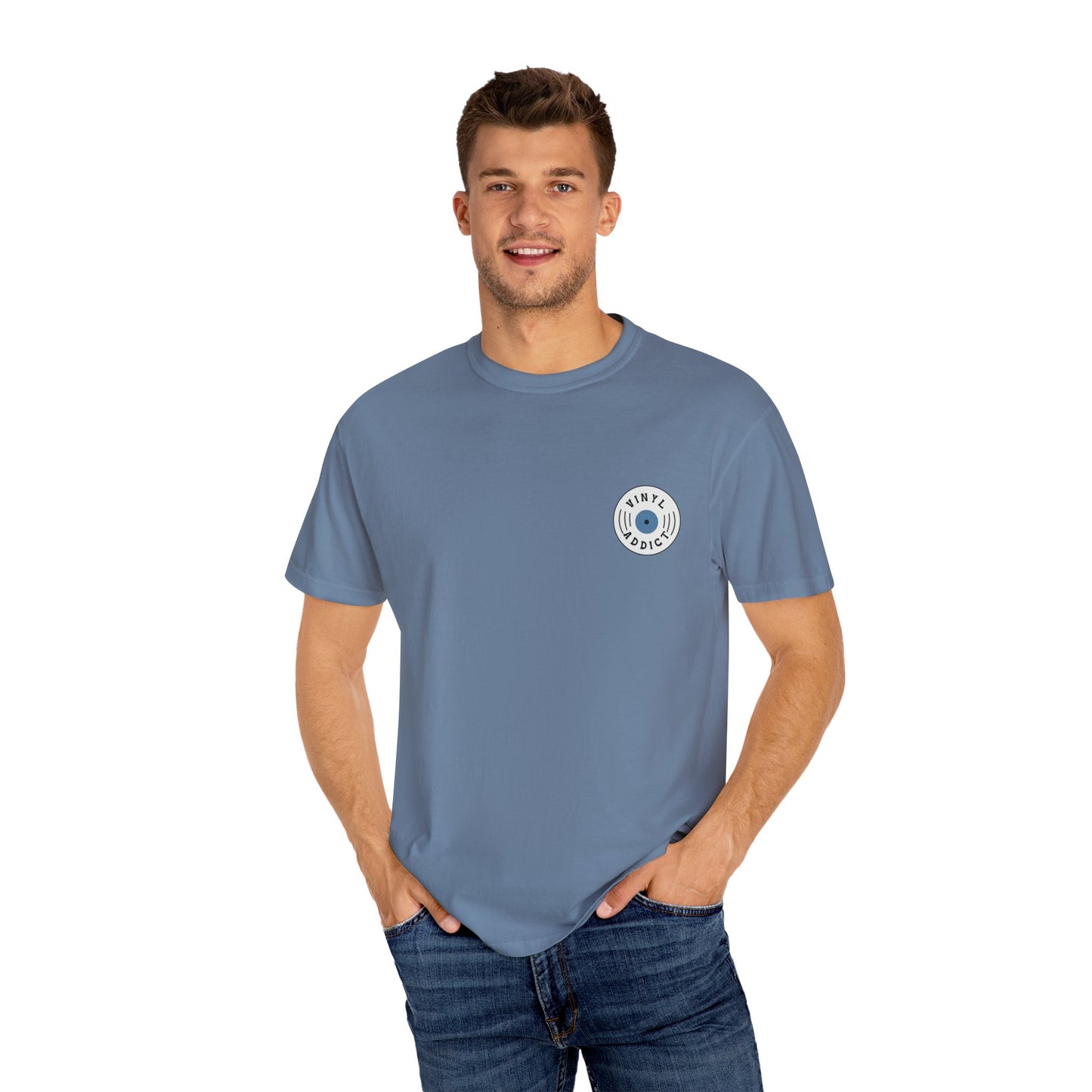 It's Not Hoarding If It's Vinyl Unisex Garment-Dyed T-shirt