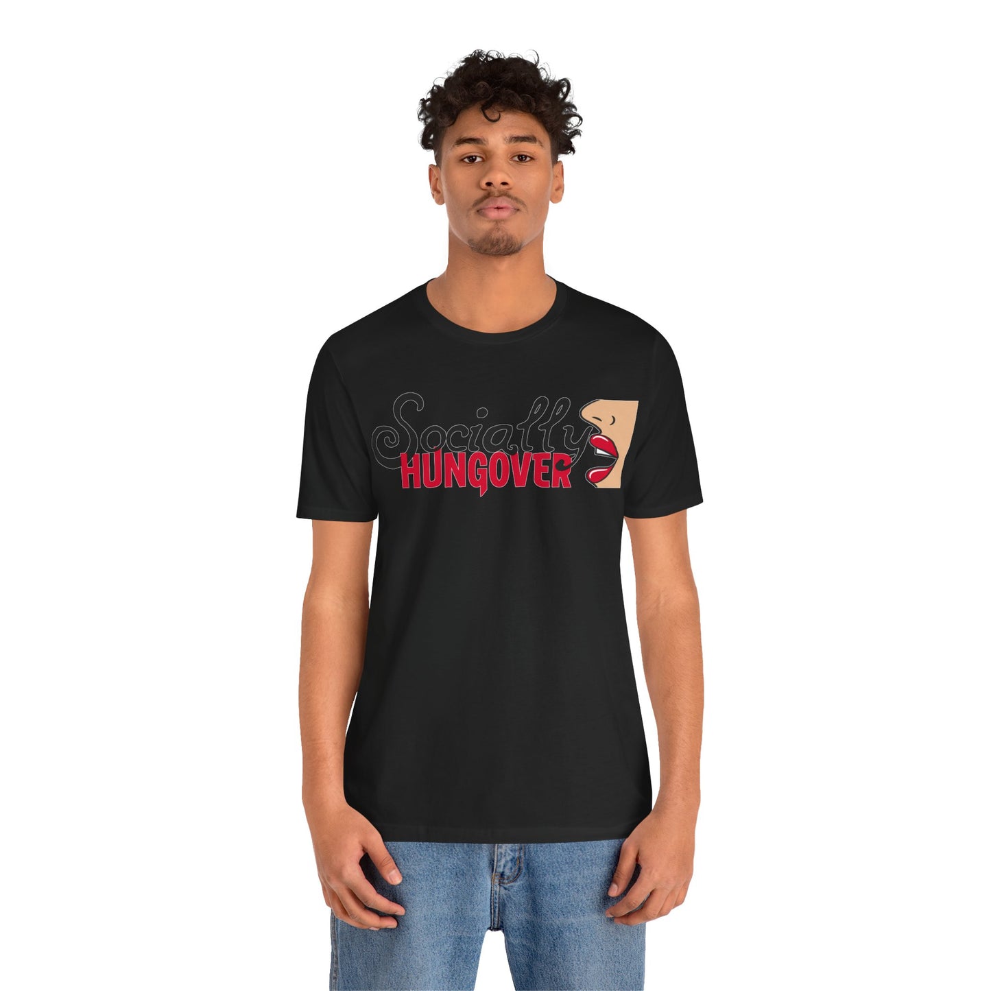 T-shirt, Socially Hungover, Woman's Tshirt, Humor, Saying, Quote, Party, Tee