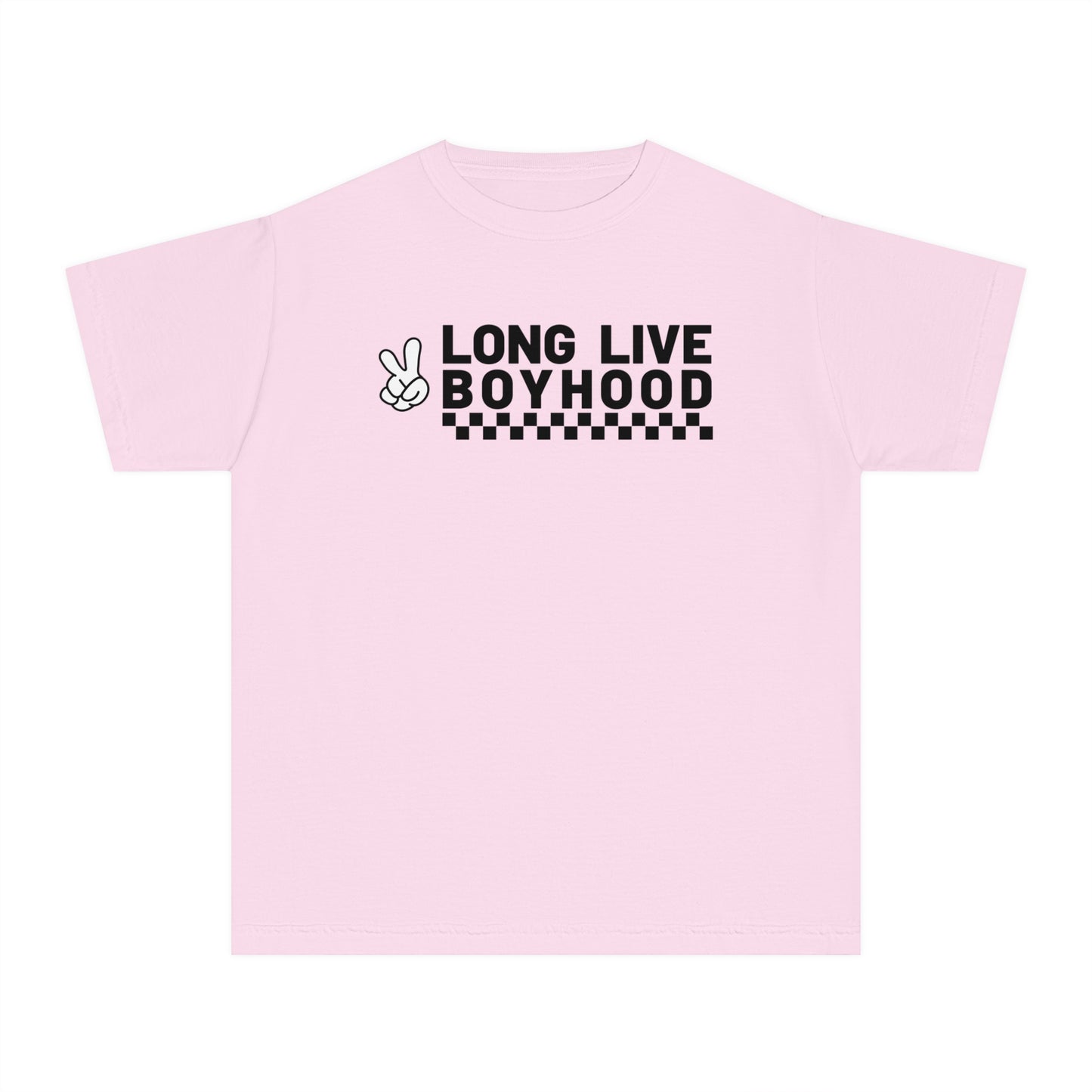 Long Live Boyhood Youth Color Comfort Tee