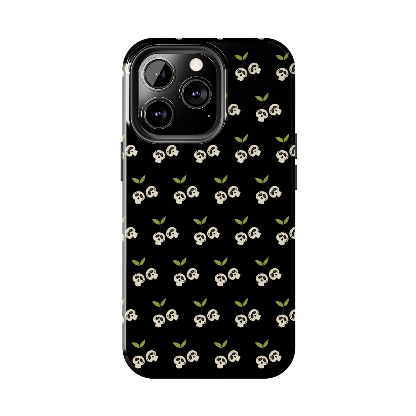 Skull Cherry Tough Phone Cases