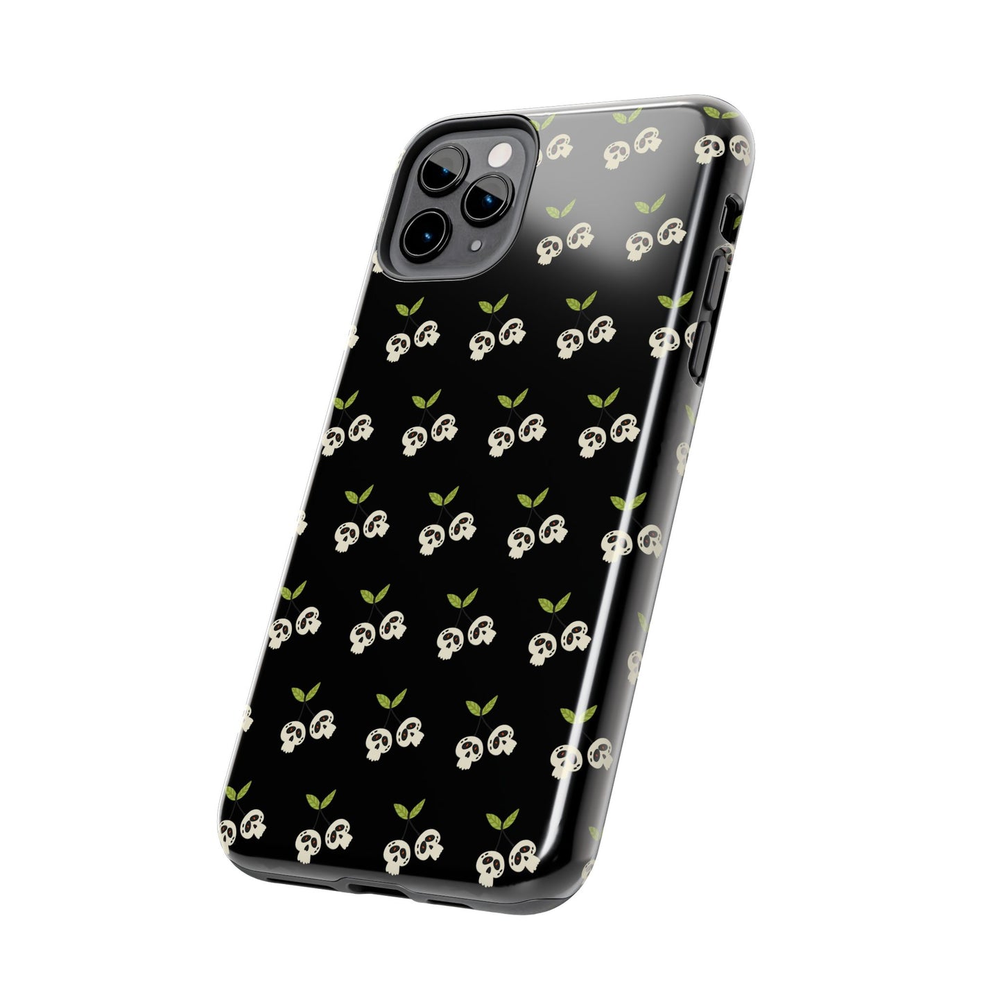 Skull Cherry Tough Phone Cases