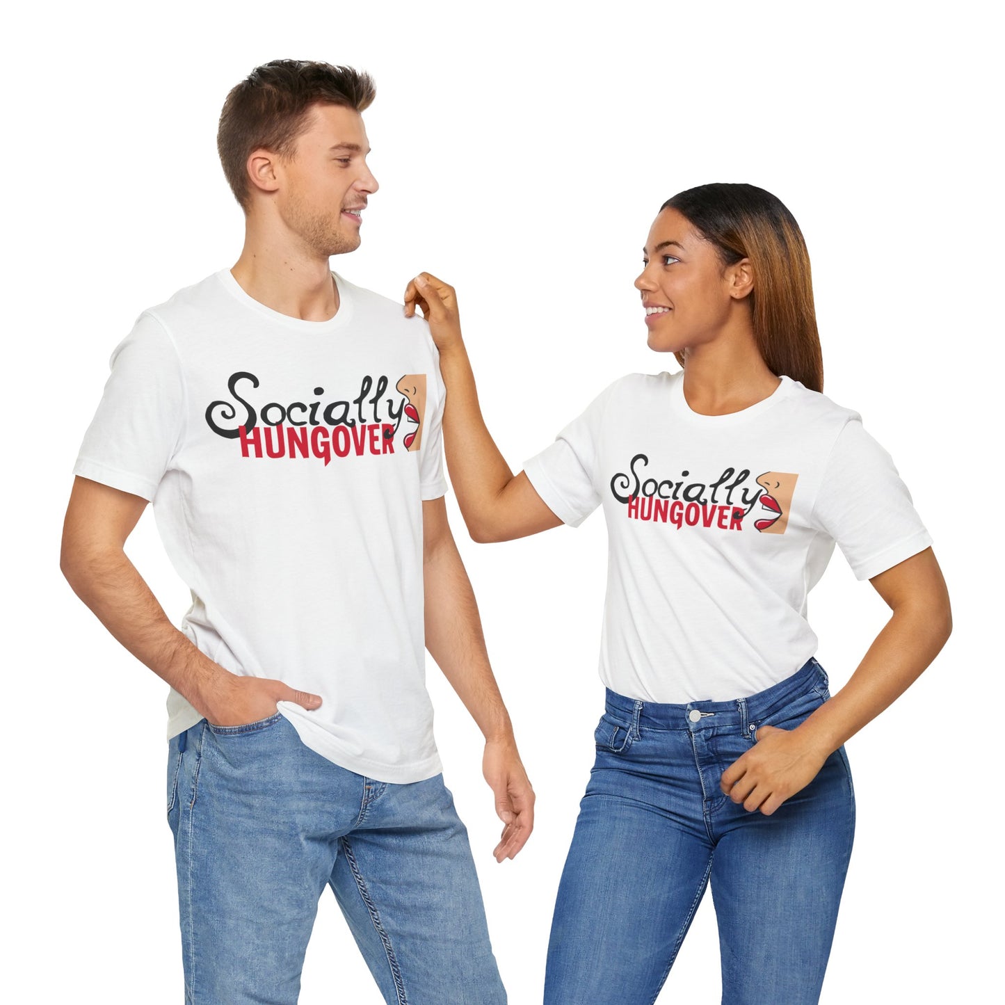T-shirt, Socially Hungover, Woman's Tshirt, Humor, Saying, Quote, Party, Tee