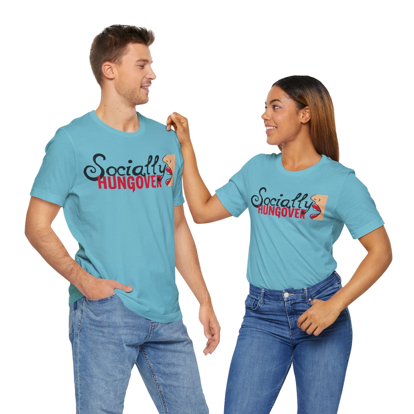 T-shirt, Socially Hungover, Woman's Tshirt, Humor, Saying, Quote, Party, Tee