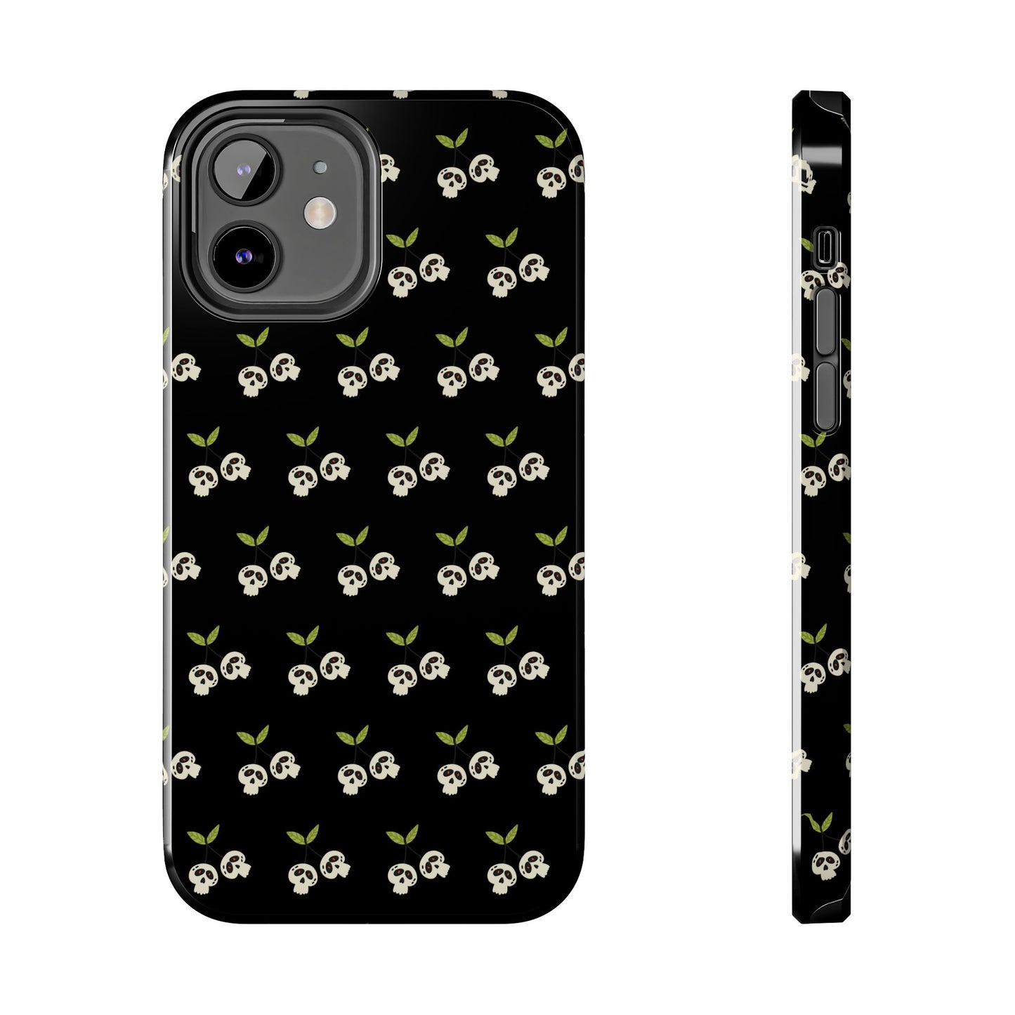Skull Cherry Tough Phone Cases