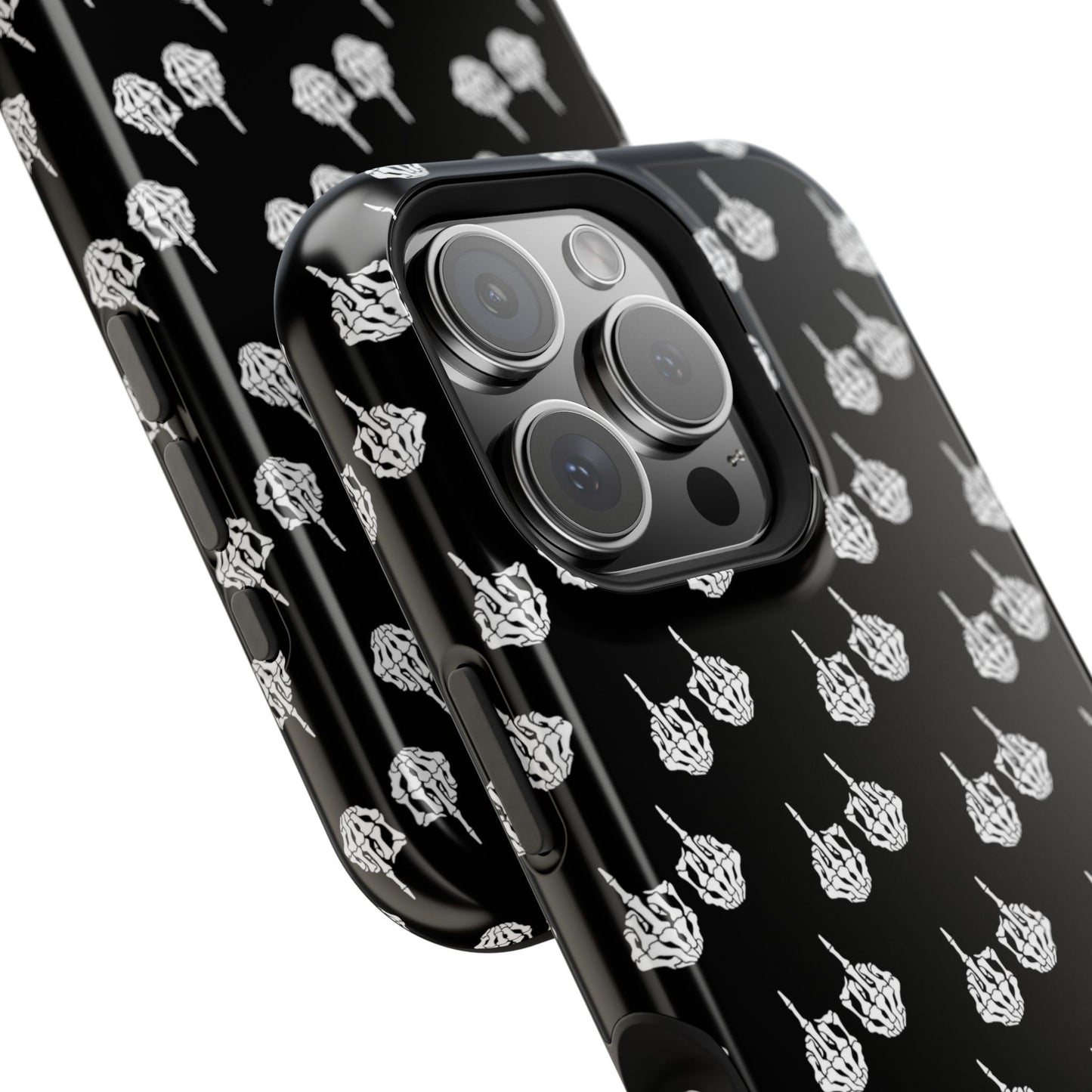 Fuck You Skeleton Middle Finger Impact-Resistant Cases