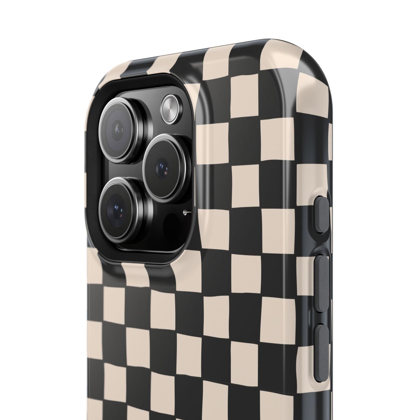 Black White Check Impact-Resistant Cases