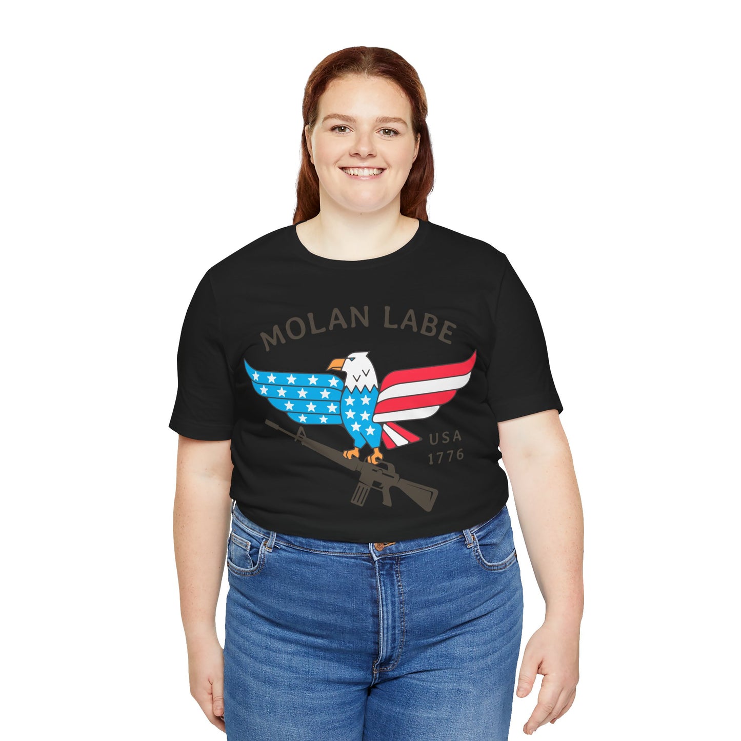 T-shirt, Molan Labe, Don't Tread on Me, Tshirt, MAGA, 2A, Freedom, Trump, Political, Politics, POTUS, Usa, America, Eagle, Gun, Flag, Tee