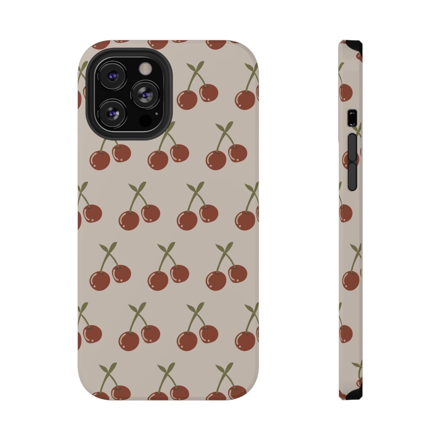 Vintage Cherries Impact-Resistant Cases