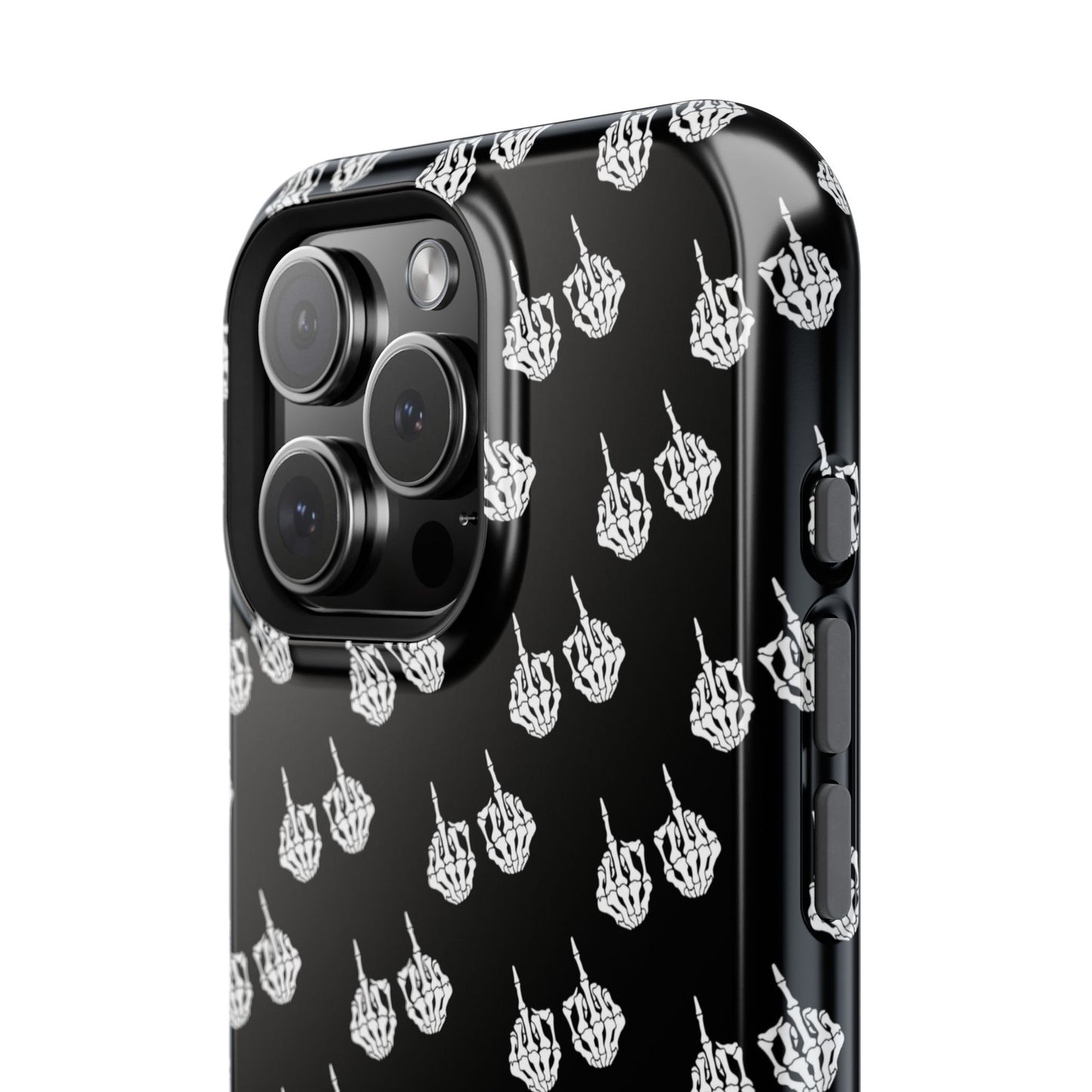 Fuck You Skeleton Middle Finger Impact-Resistant Cases