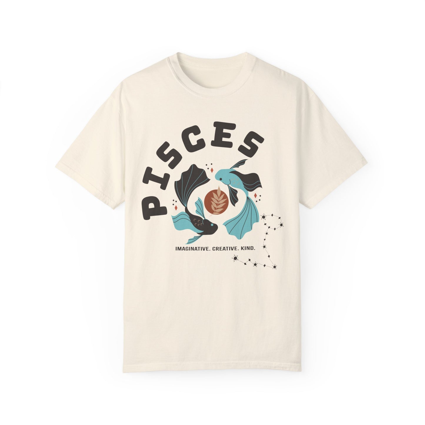 BOHO Pisces Zodiac Color Comfort Tee