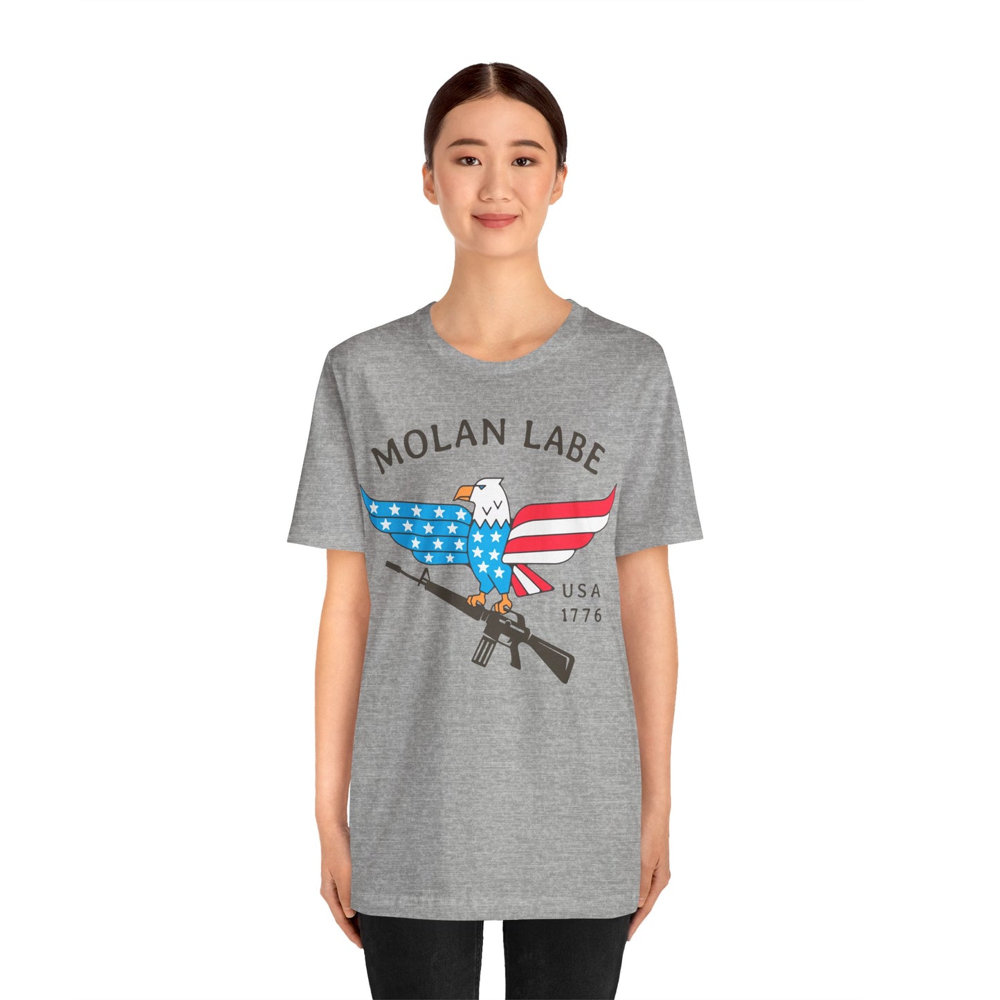 T-shirt, Molan Labe, Don't Tread on Me, Tshirt, MAGA, 2A, Freedom, Trump, Political, Politics, POTUS, Usa, America, Eagle, Gun, Flag, Tee