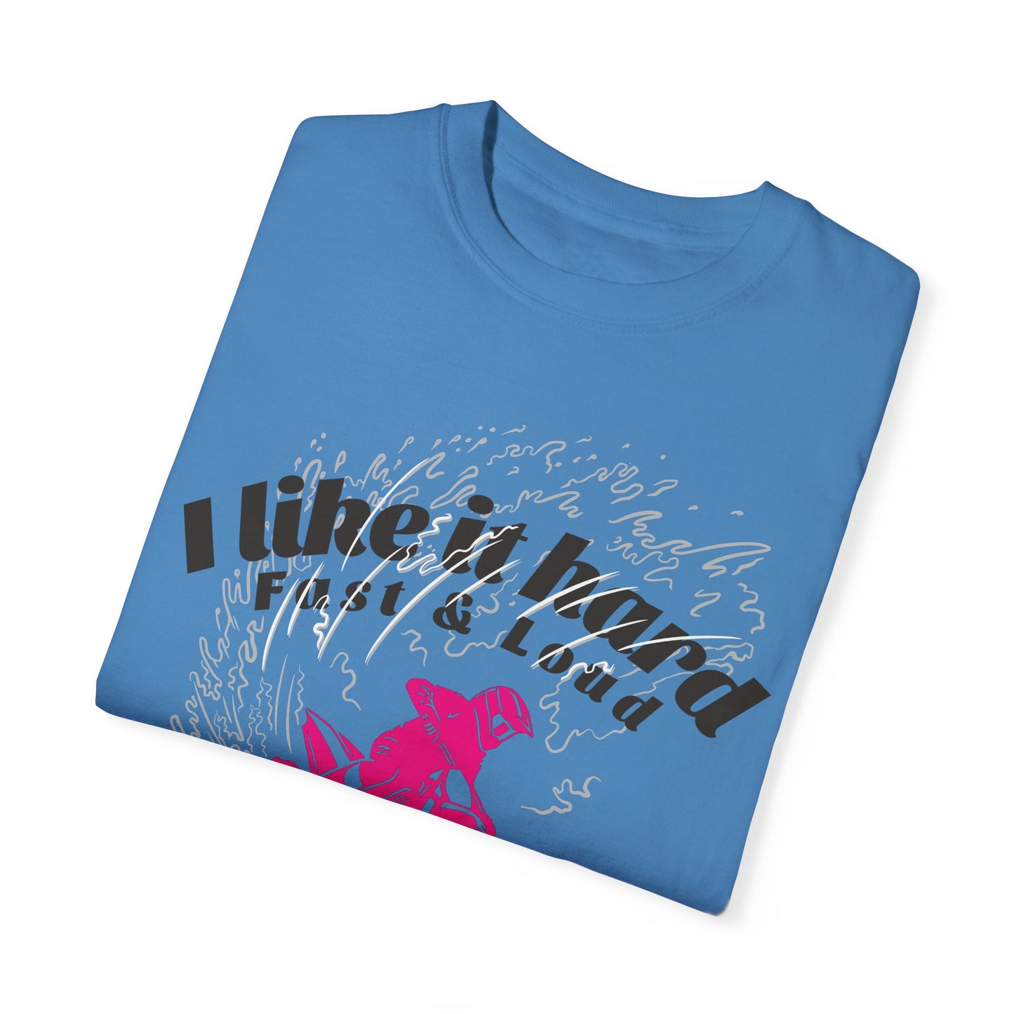 Women's MotoX Motorcycle Offroad DirtBike Garment-Dyed T-shirt