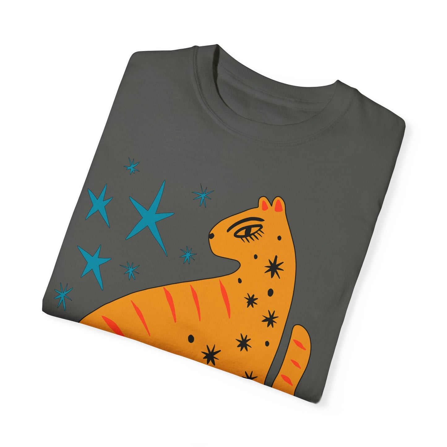Retro leopard Unisex Garment-Dyed Comfort Colors T-shirt