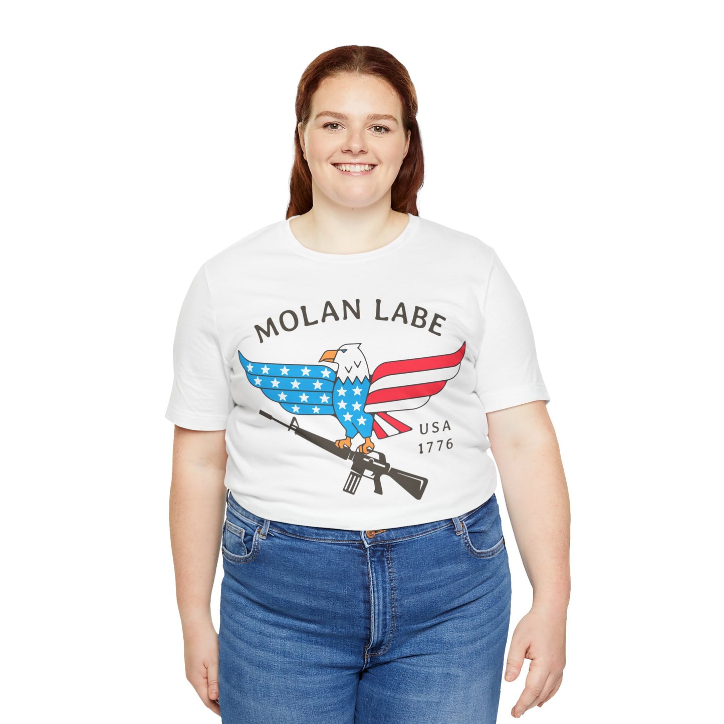T-shirt, Molan Labe, Don't Tread on Me, Tshirt, MAGA, 2A, Freedom, Trump, Political, Politics, POTUS, Usa, America, Eagle, Gun, Flag, Tee
