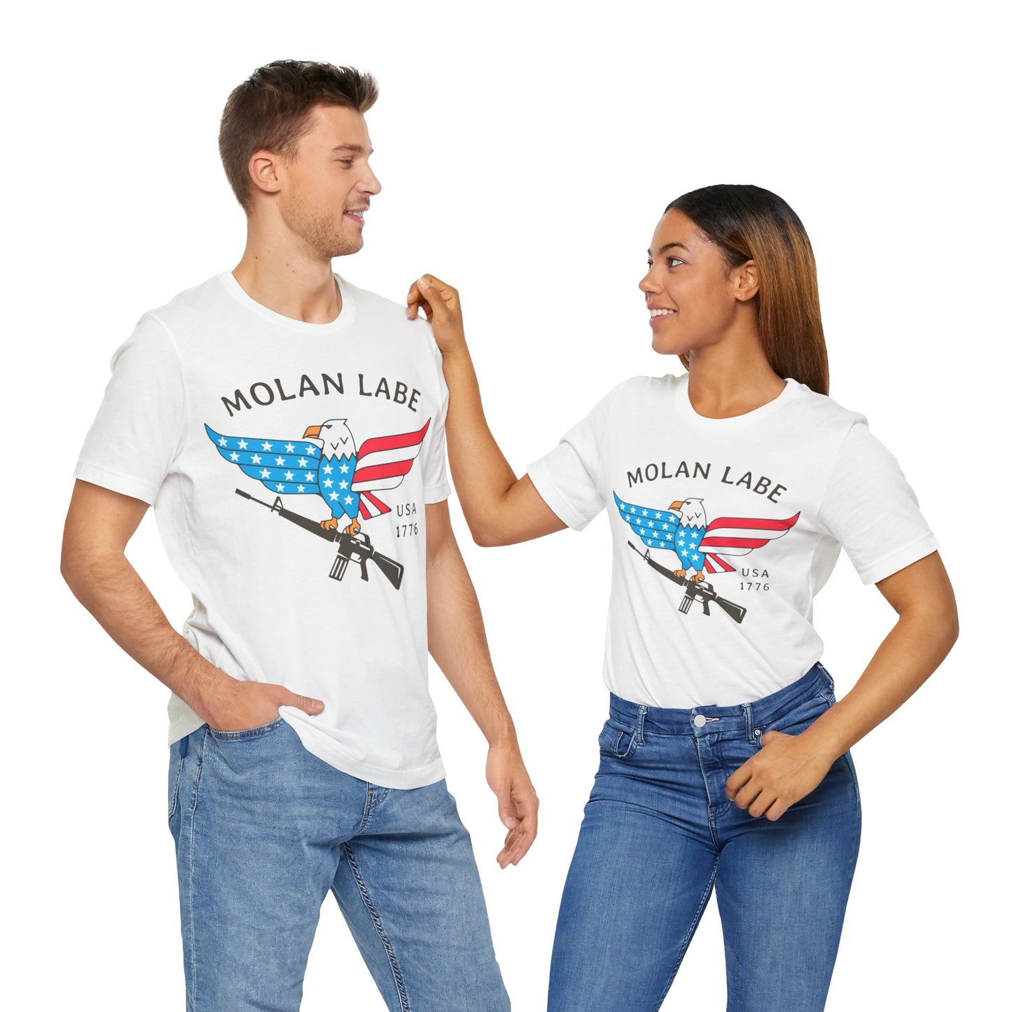 T-shirt, Molan Labe, Don't Tread on Me, Tshirt, MAGA, 2A, Freedom, Trump, Political, Politics, POTUS, Usa, America, Eagle, Gun, Flag, Tee