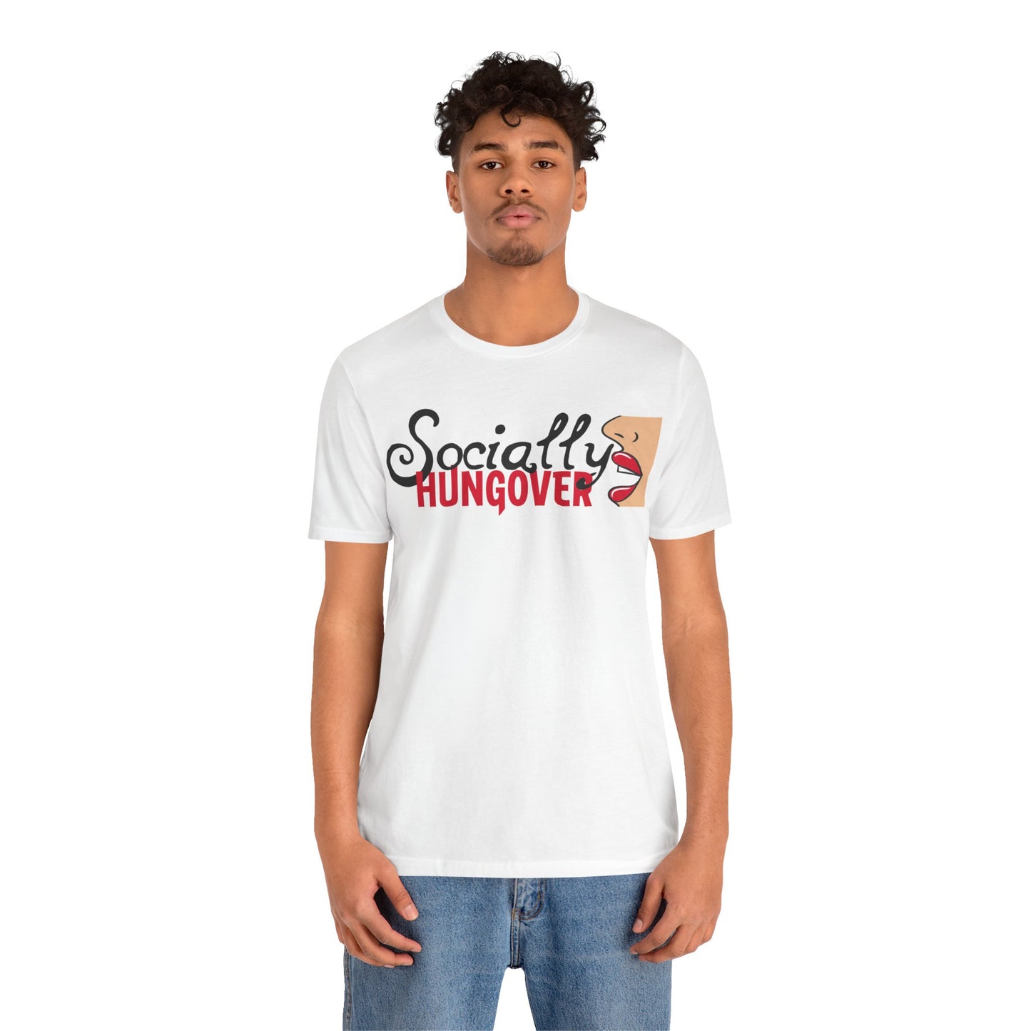 T-shirt, Socially Hungover, Woman's Tshirt, Humor, Saying, Quote, Party, Tee