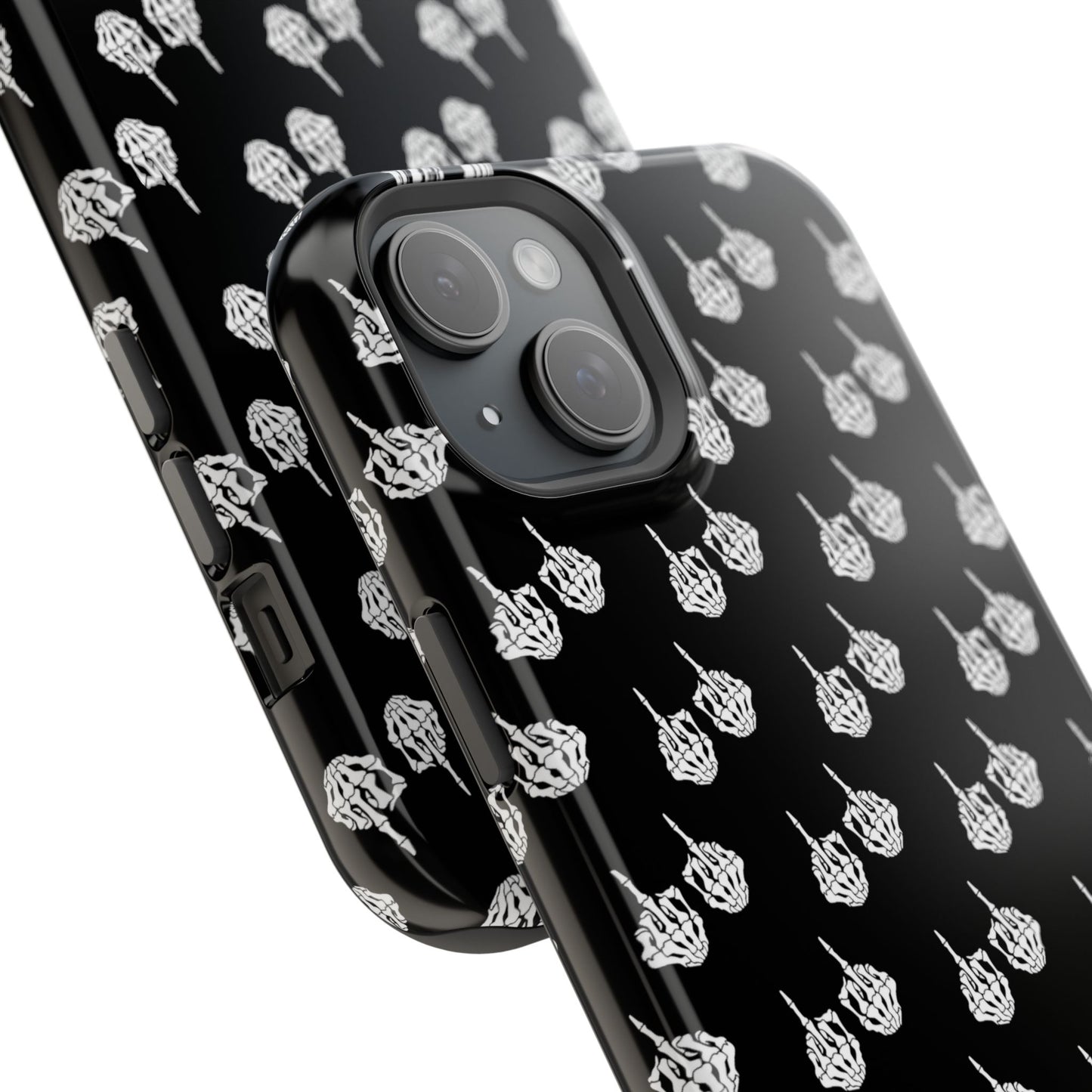 Fuck You Skeleton Middle Finger Impact-Resistant Cases