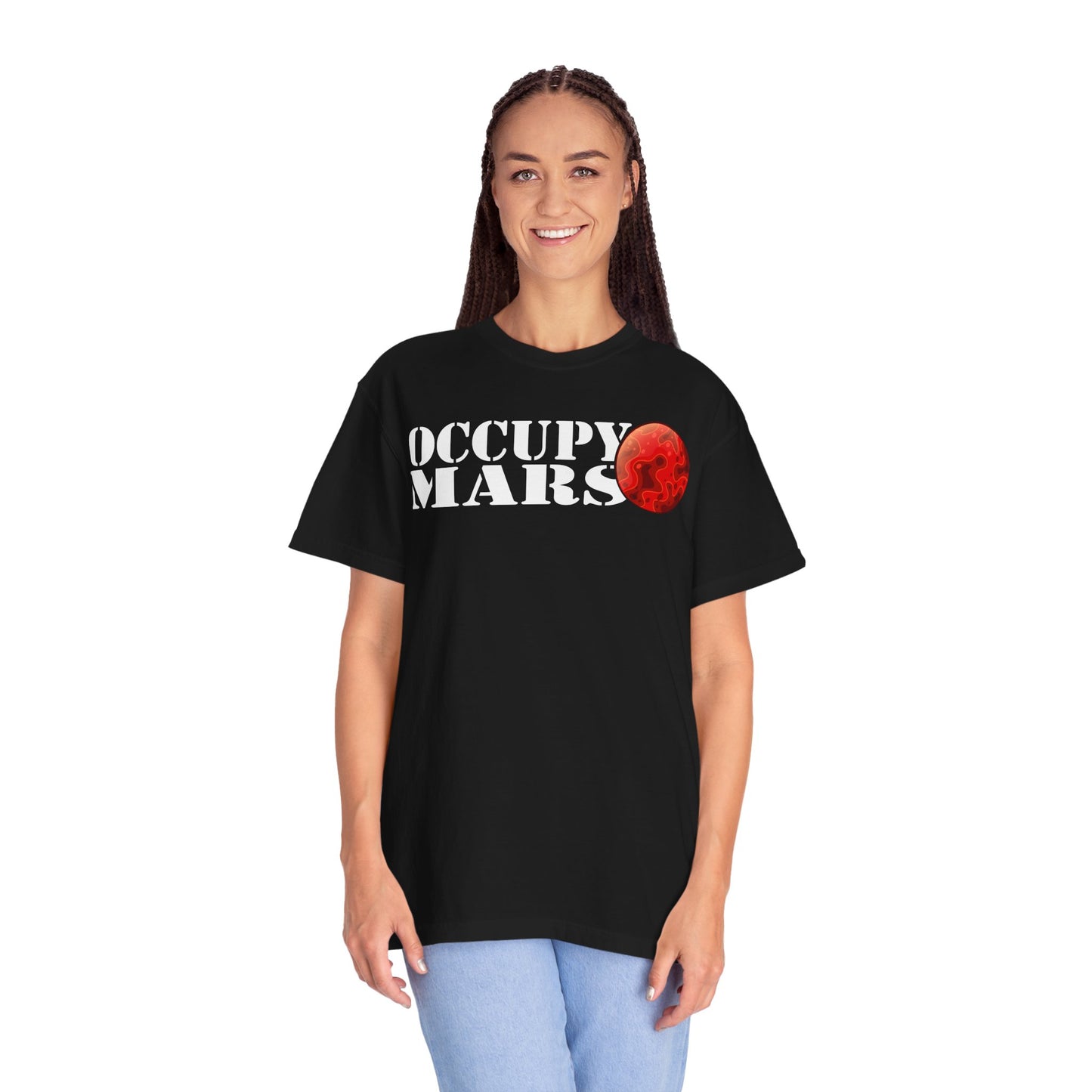 Occupy Mars Color Comfort Unisex Garment-Dyed T-shirt