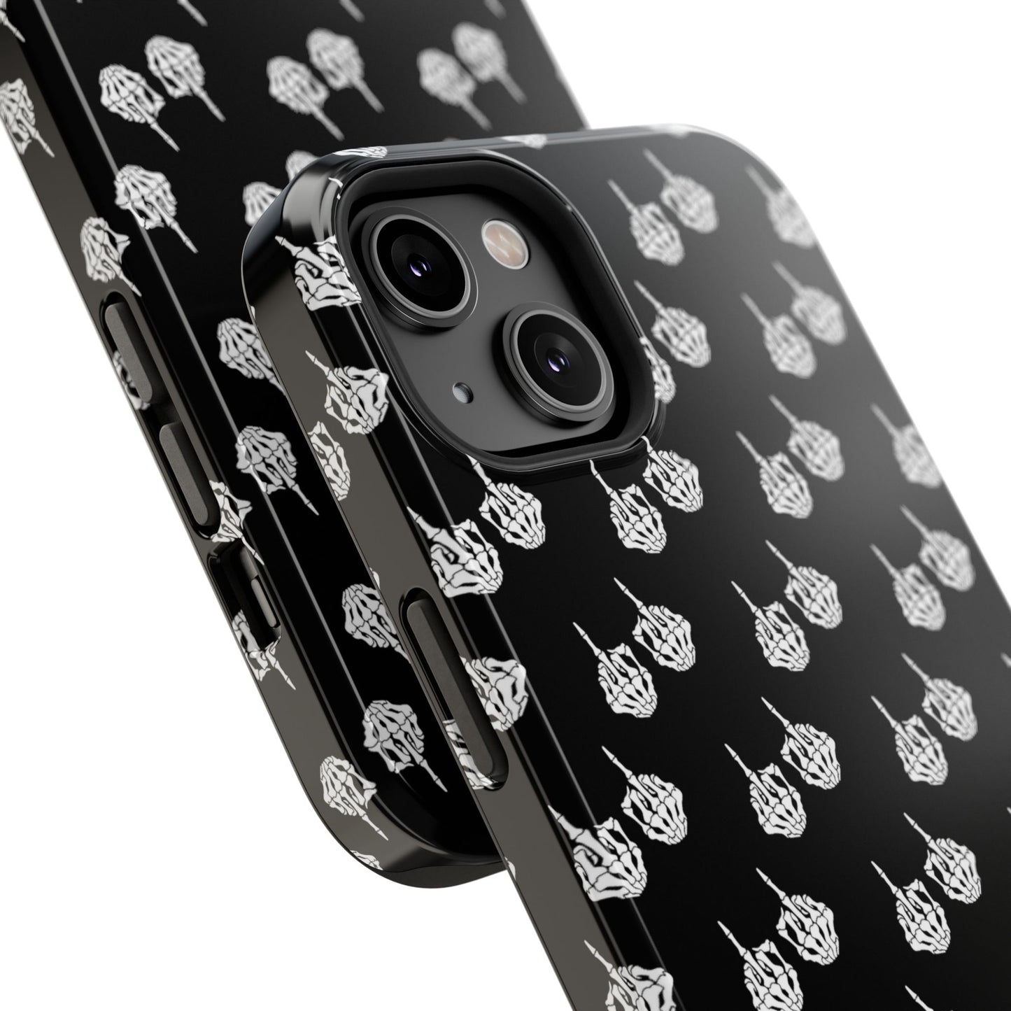 Fuck You Skeleton Middle Finger Impact-Resistant Cases