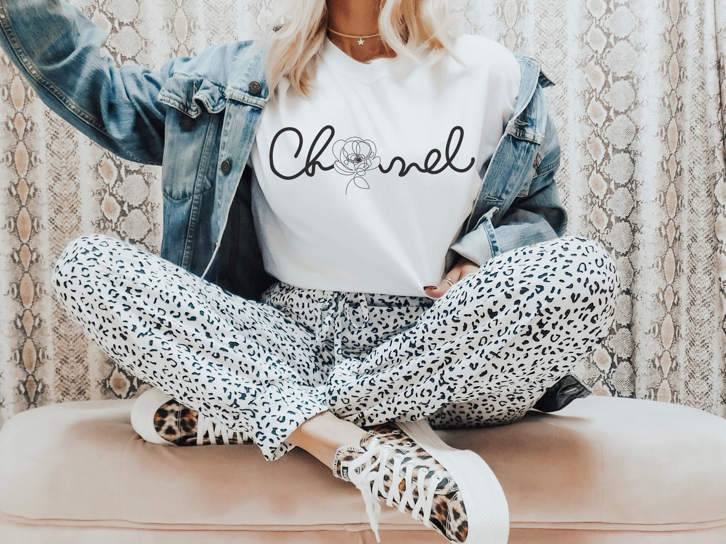 CC Camellia Flower Bella Canvas 6004 Women's Favorite Tee