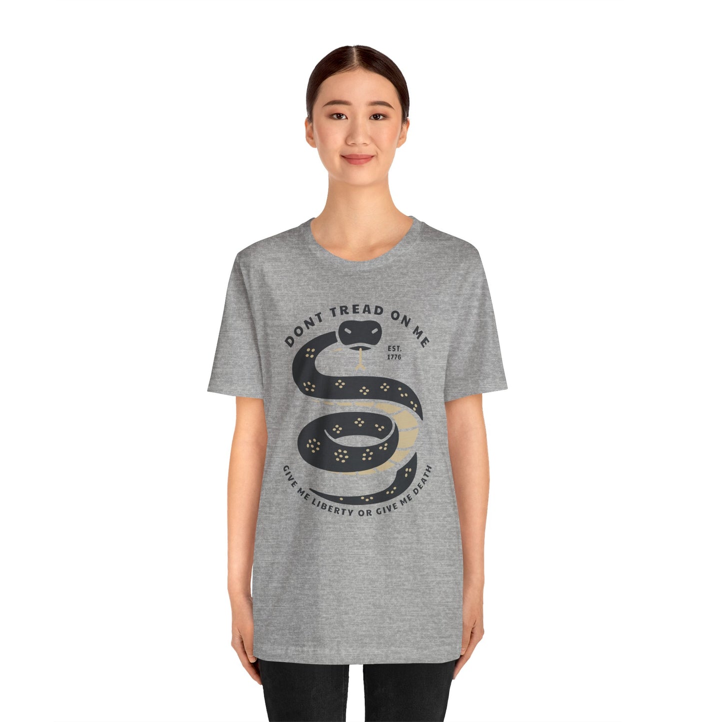 T-shirt, Don't Tread On Me, tshirt, Snake, Trump, 2024, MAGA, POTUS, America, Vote, Politics, Political, Usa, Freedom, Liberty, Unisex Tee