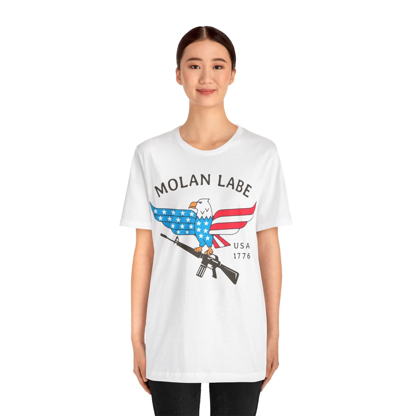 T-shirt, Molan Labe, Don't Tread on Me, Tshirt, MAGA, 2A, Freedom, Trump, Political, Politics, POTUS, Usa, America, Eagle, Gun, Flag, Tee