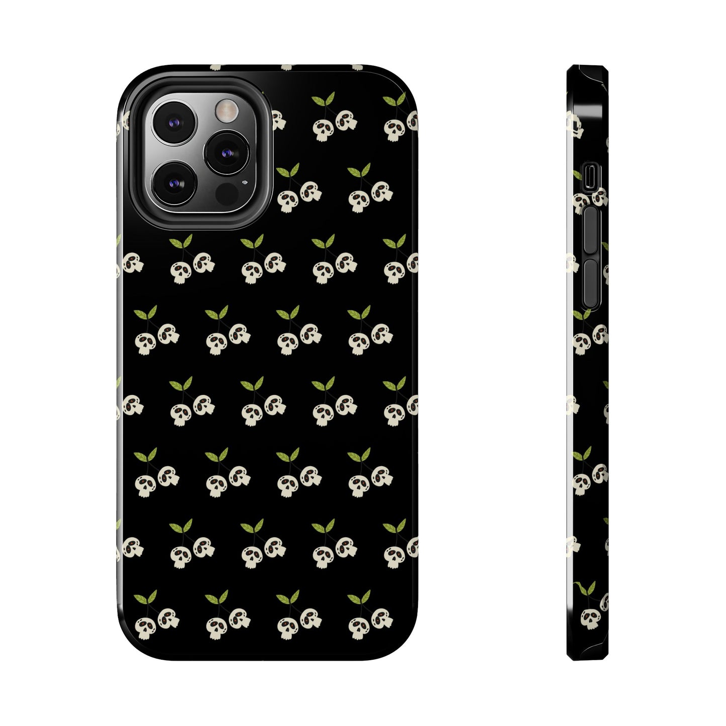 Skull Cherry Tough Phone Cases