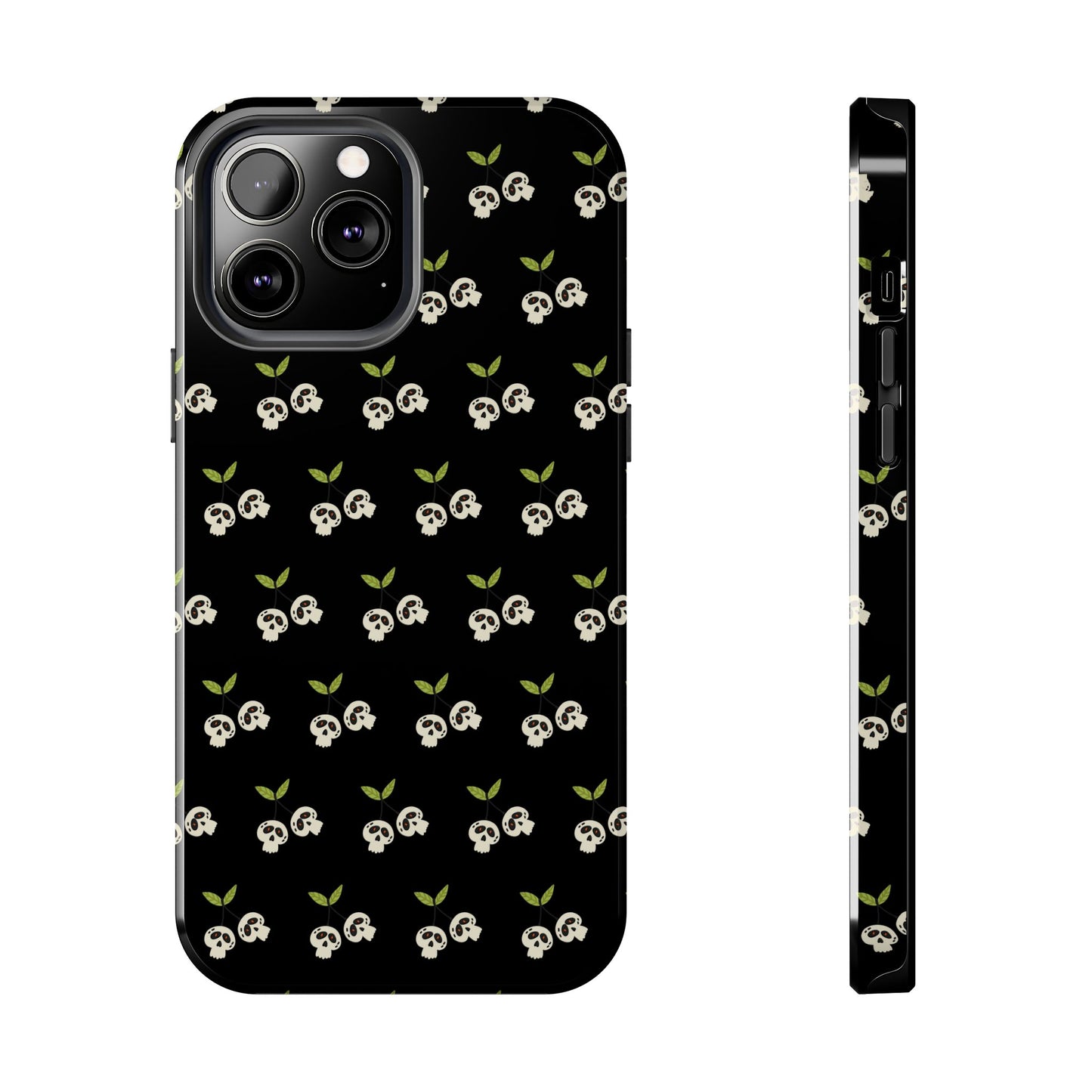 Skull Cherry Tough Phone Cases