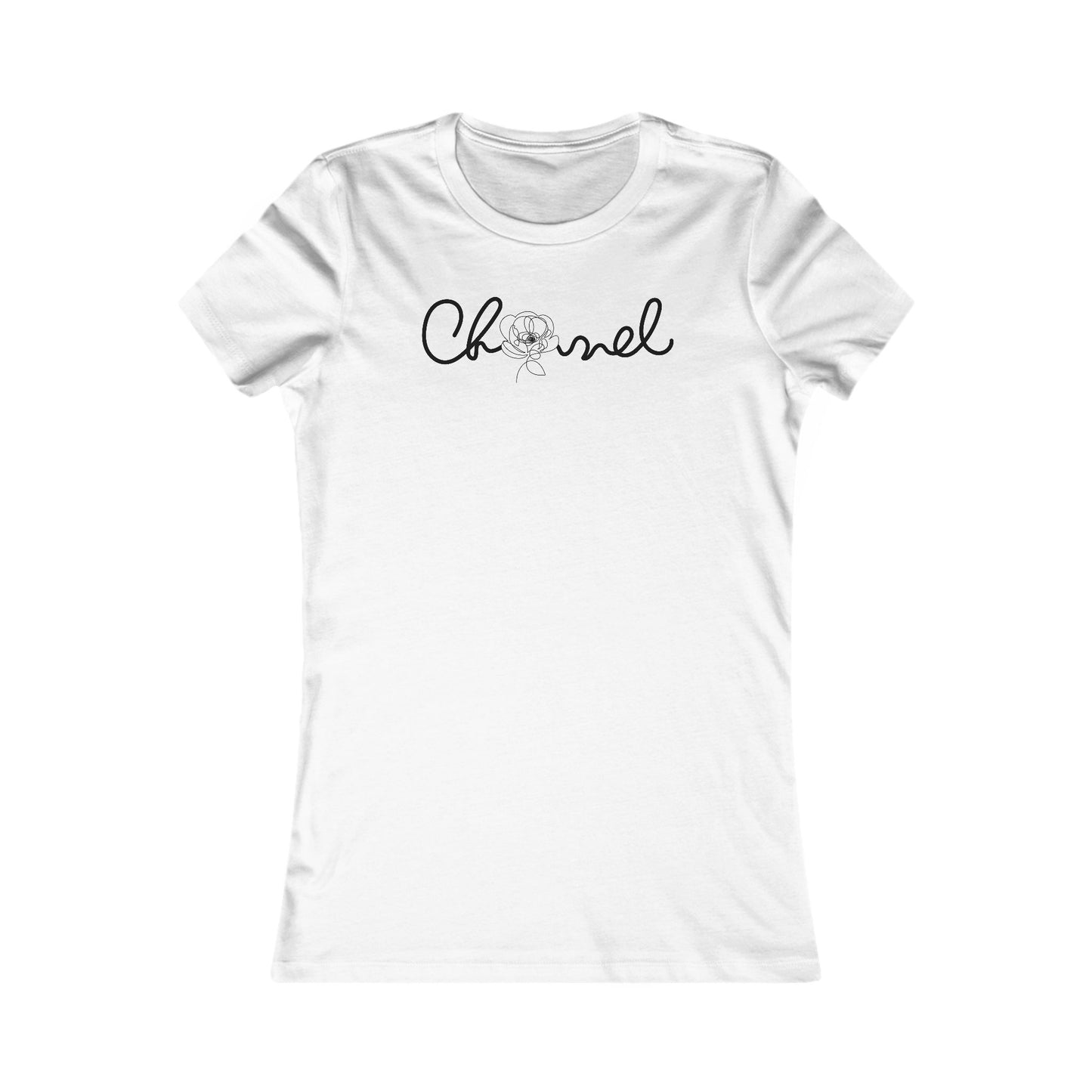 CC Camellia Flower Bella Canvas 6004 Women's Favorite Tee
