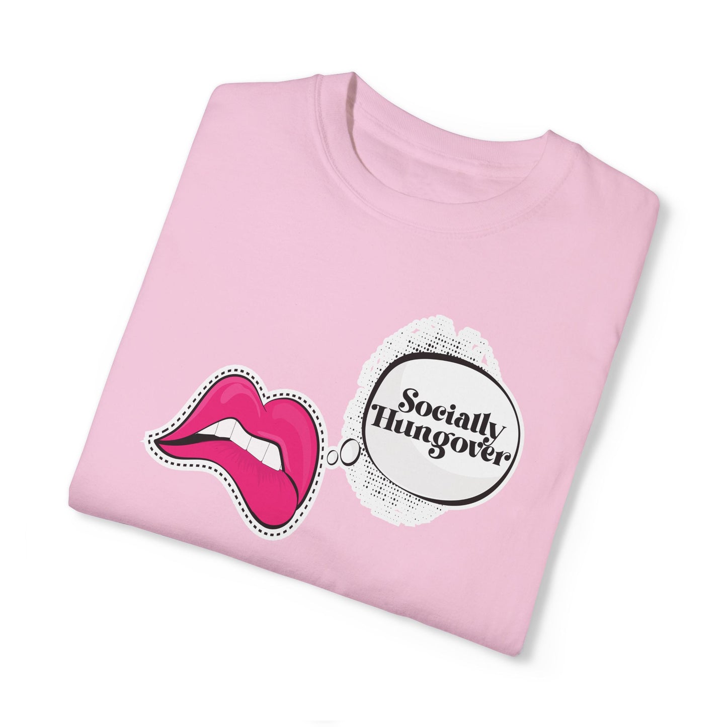 Socially Hungover Color Comfort Unisex Garment-Dyed T-shirt
