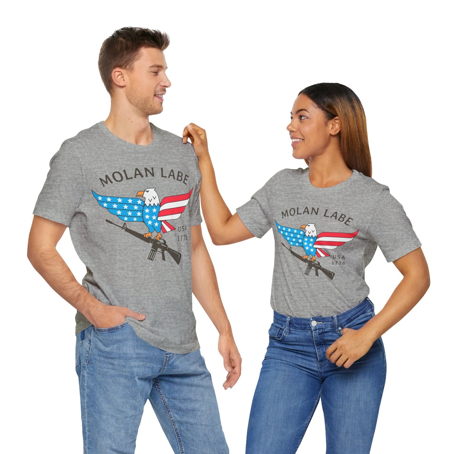 T-shirt, Molan Labe, Don't Tread on Me, Tshirt, MAGA, 2A, Freedom, Trump, Political, Politics, POTUS, Usa, America, Eagle, Gun, Flag, Tee