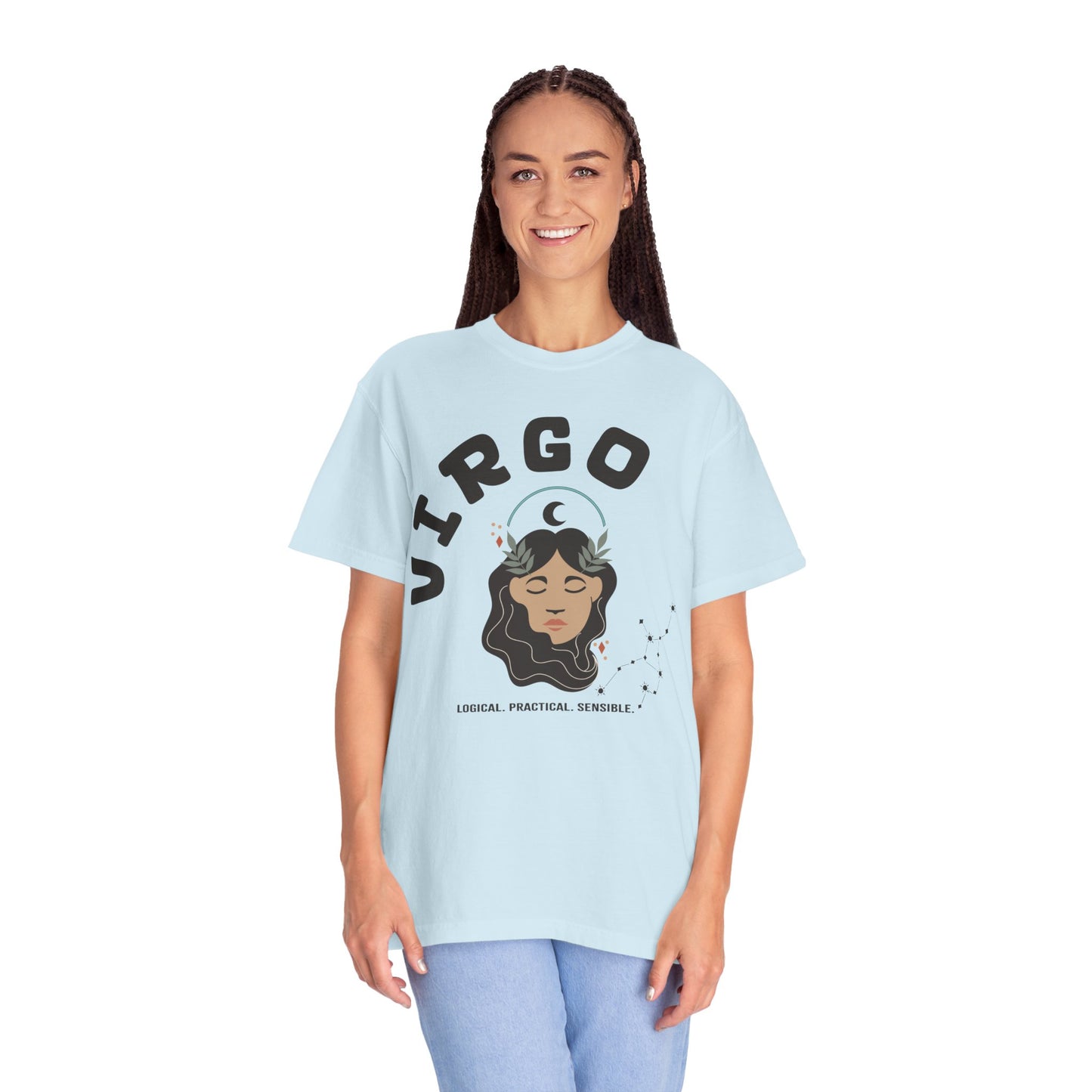BOHO Virgo Zodiac Color Comfort Tee