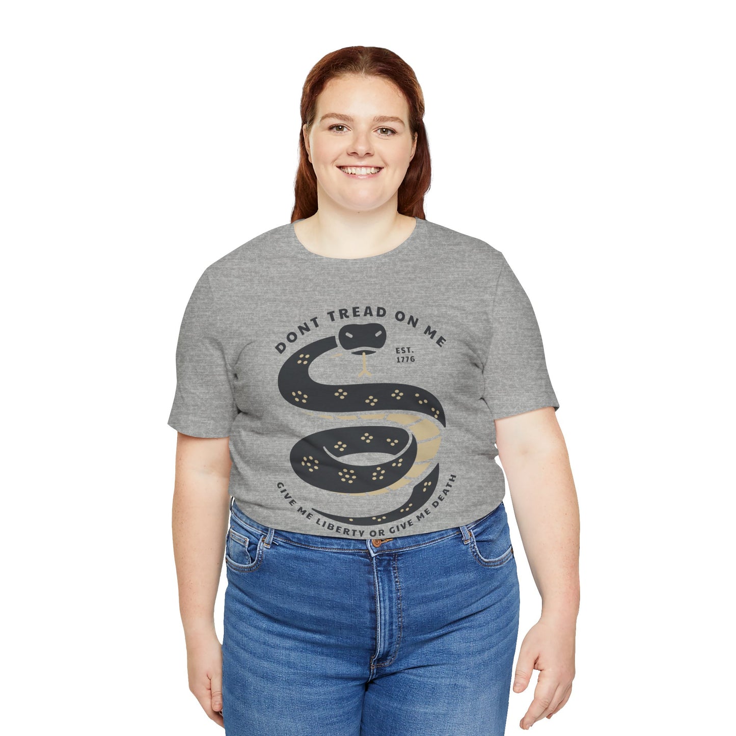 T-shirt, Don't Tread On Me, tshirt, Snake, Trump, 2024, MAGA, POTUS, America, Vote, Politics, Political, Usa, Freedom, Liberty, Unisex Tee