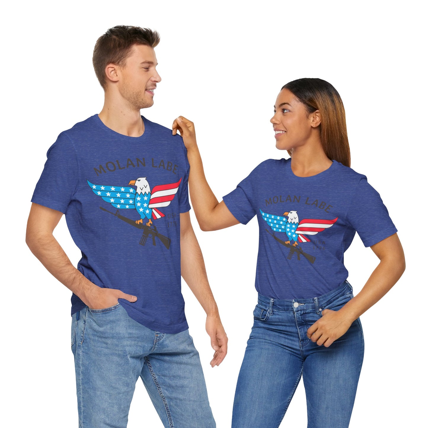 T-shirt, Molan Labe, Don't Tread on Me, Tshirt, MAGA, 2A, Freedom, Trump, Political, Politics, POTUS, Usa, America, Eagle, Gun, Flag, Tee