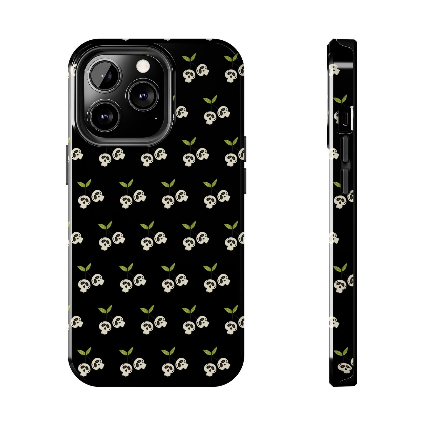 Skull Cherry Tough Phone Cases