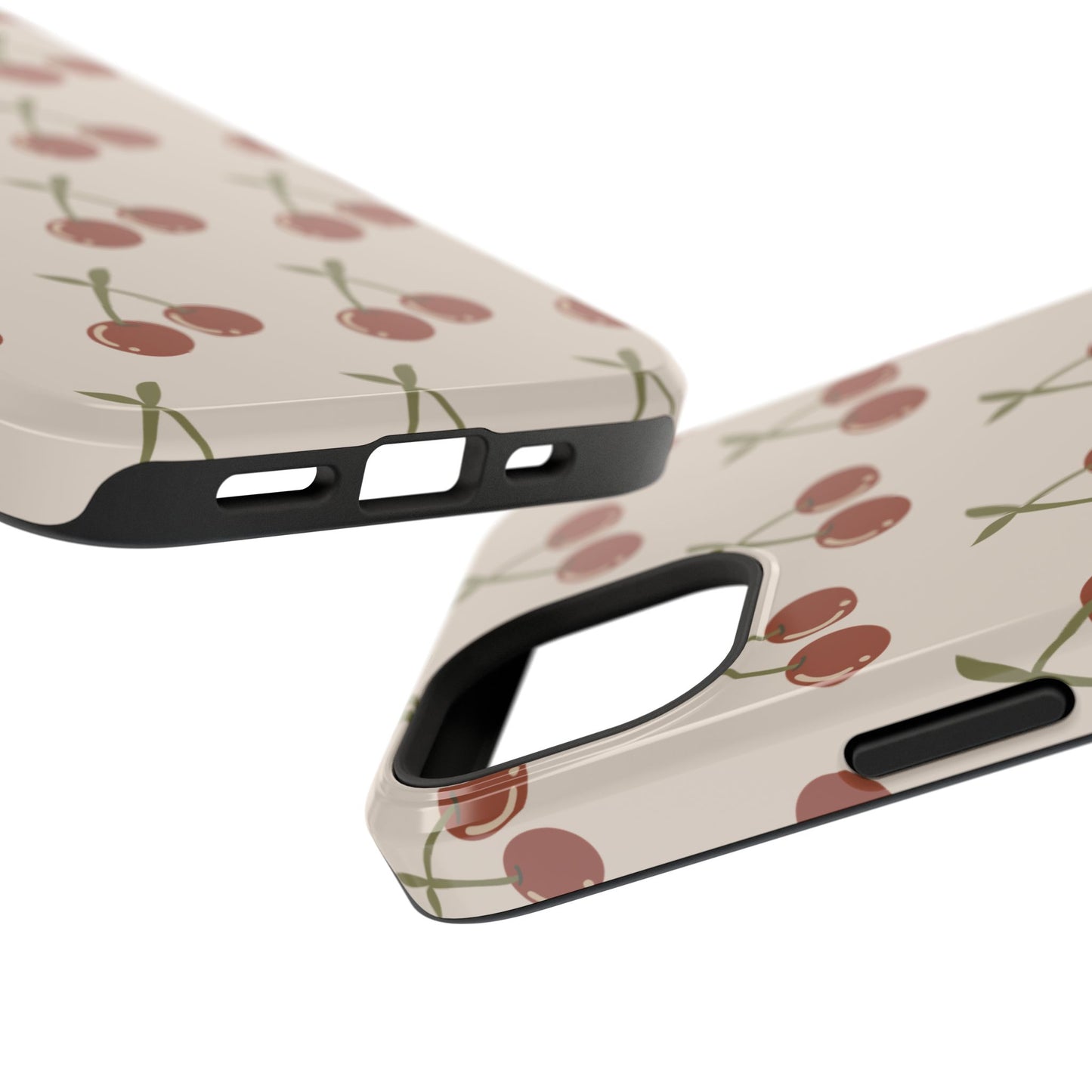 Vintage Cherries Impact-Resistant Cases