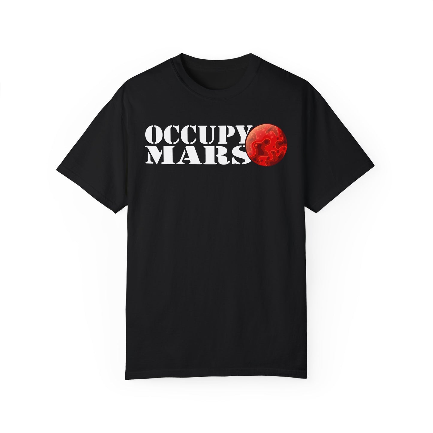 Occupy Mars Color Comfort Unisex Garment-Dyed T-shirt