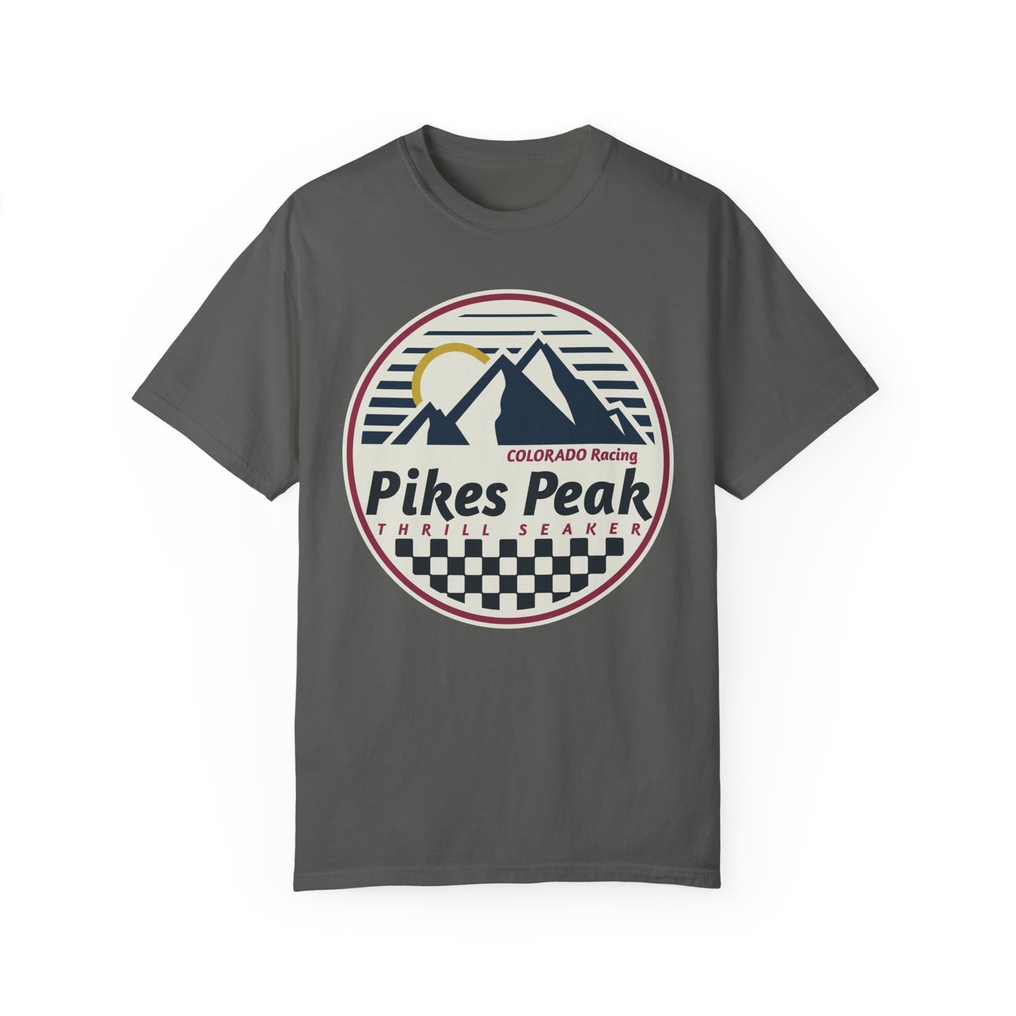 Pikes Peak Thrill Seeker Colorado Racing Comfort Colors Tshirt