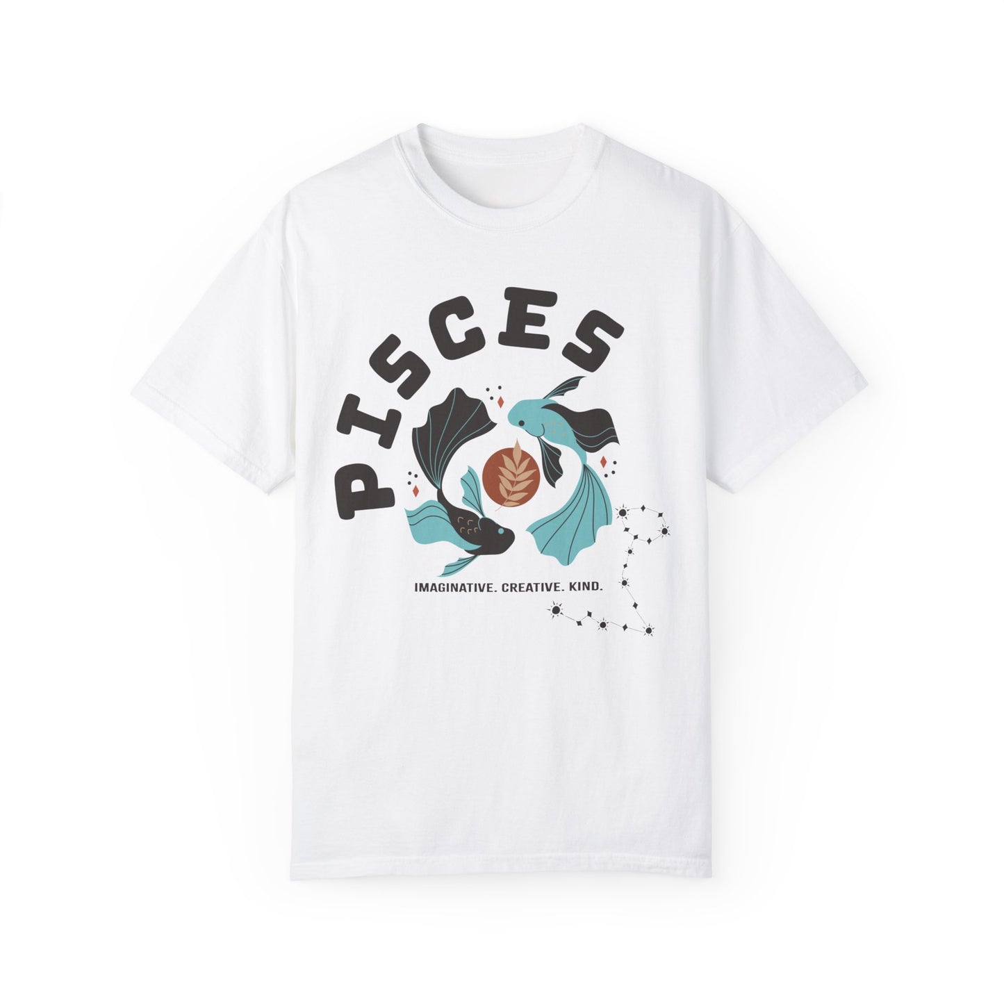 BOHO Pisces Zodiac Color Comfort Tee