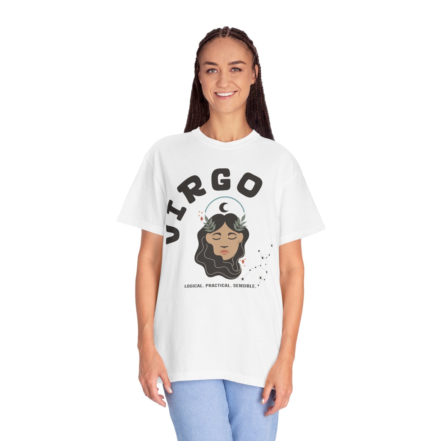 BOHO Virgo Zodiac Color Comfort Tee