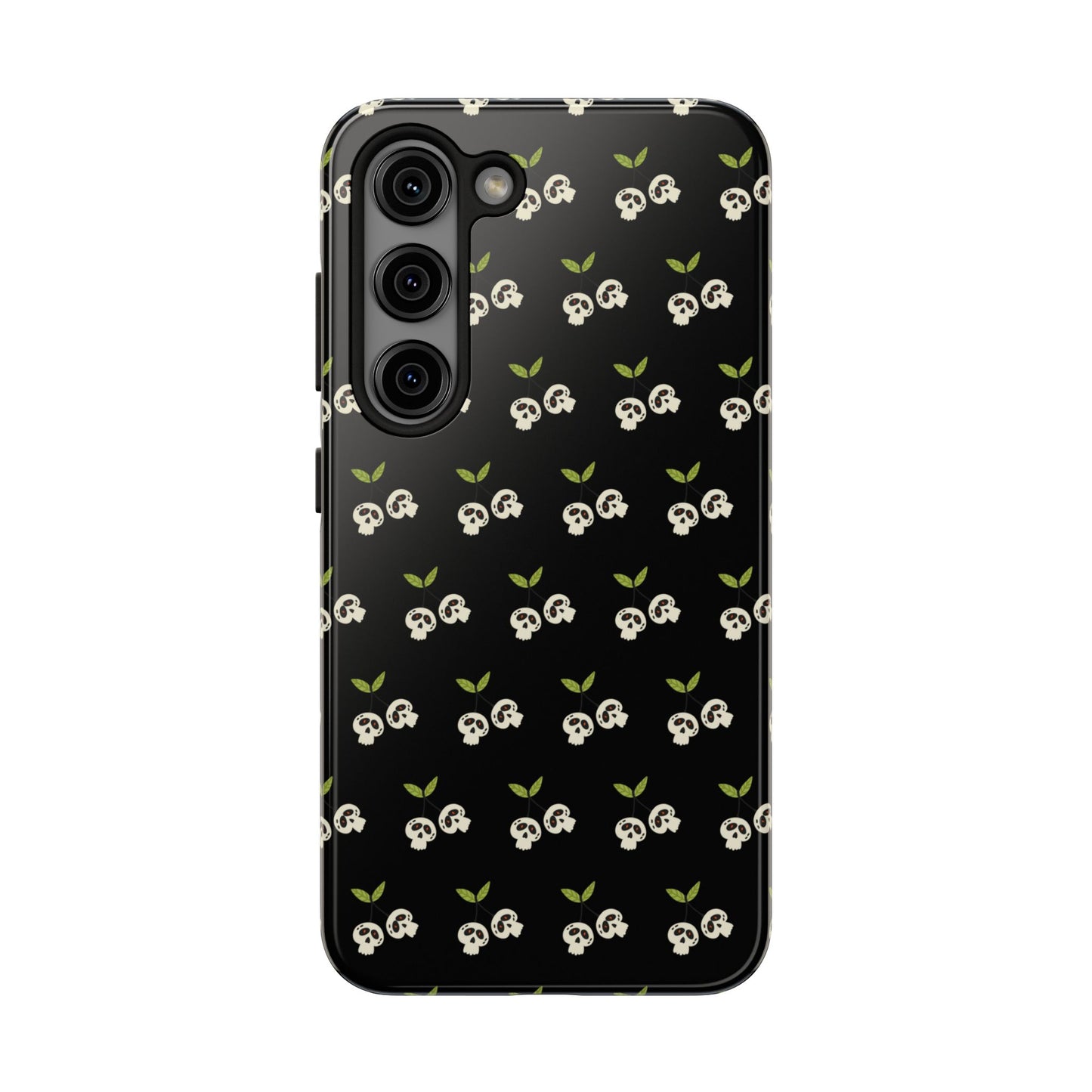Skull Cherry Tough Phone Cases