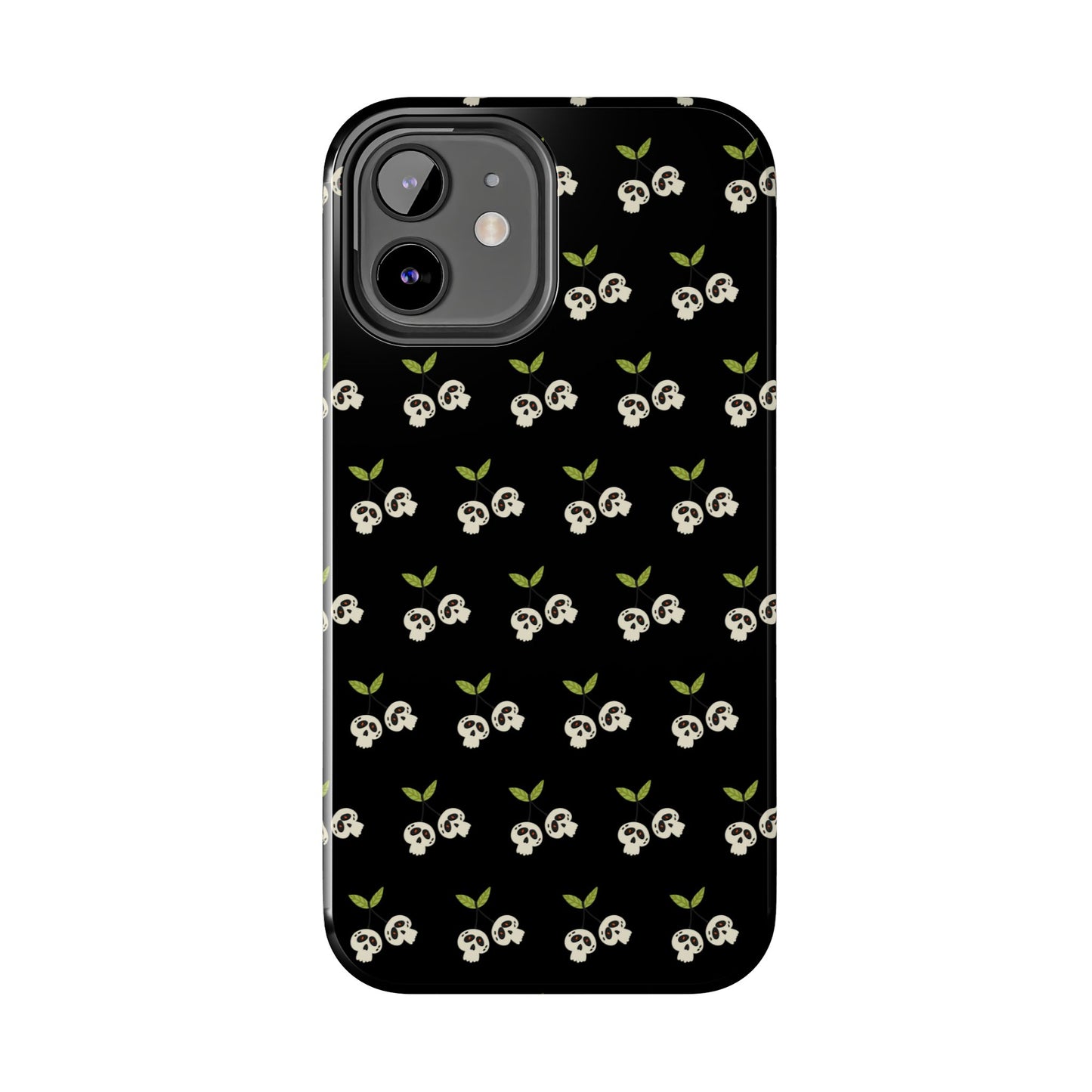 Skull Cherry Tough Phone Cases