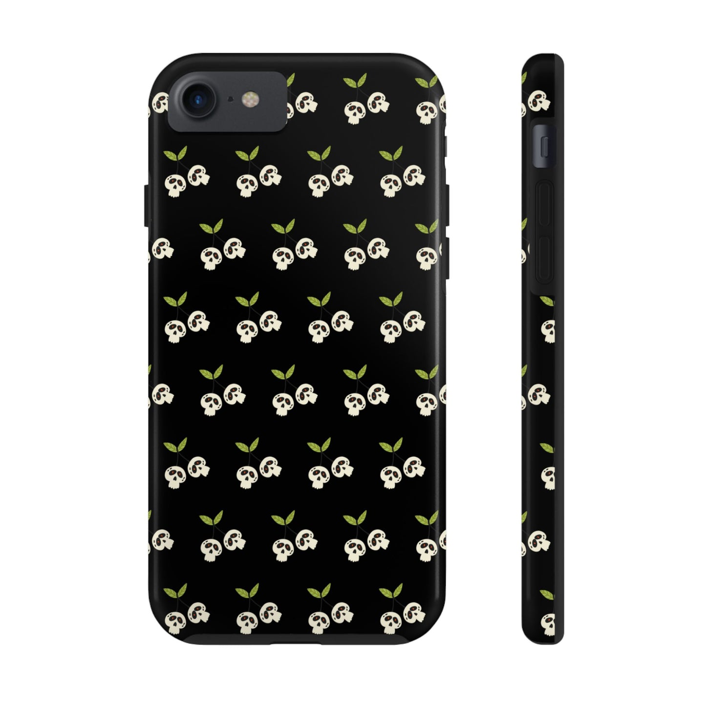 Skull Cherry Tough Phone Cases