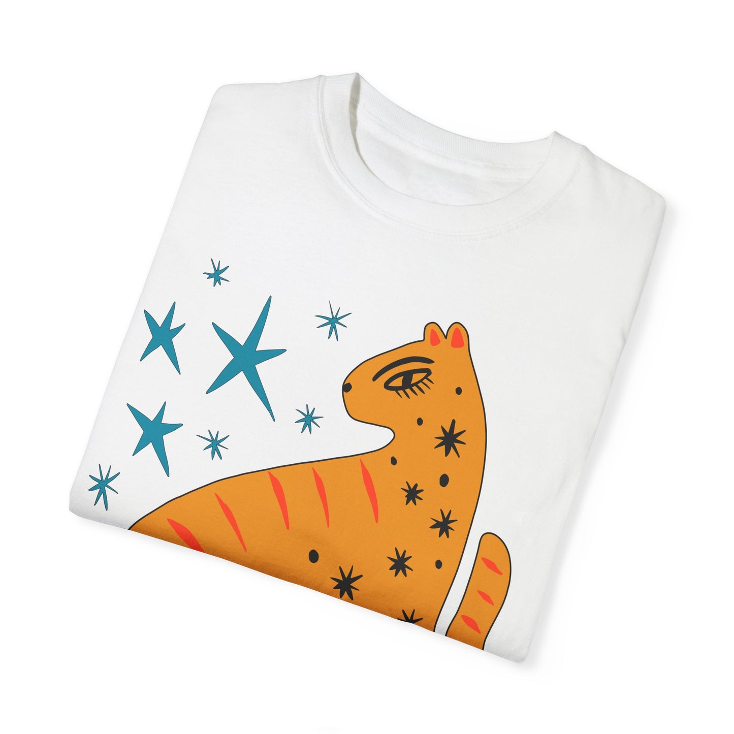 Retro leopard Unisex Garment-Dyed Comfort Colors T-shirt