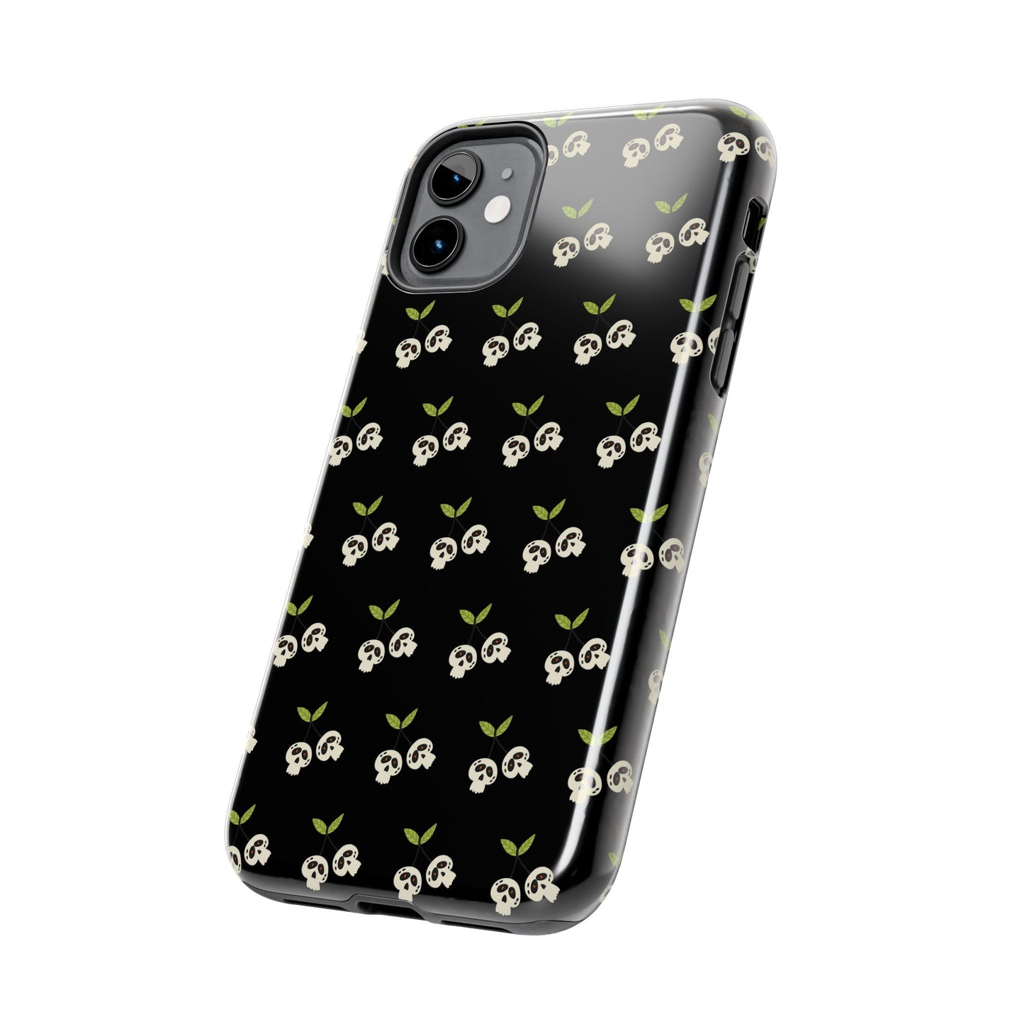 Skull Cherry Tough Phone Cases