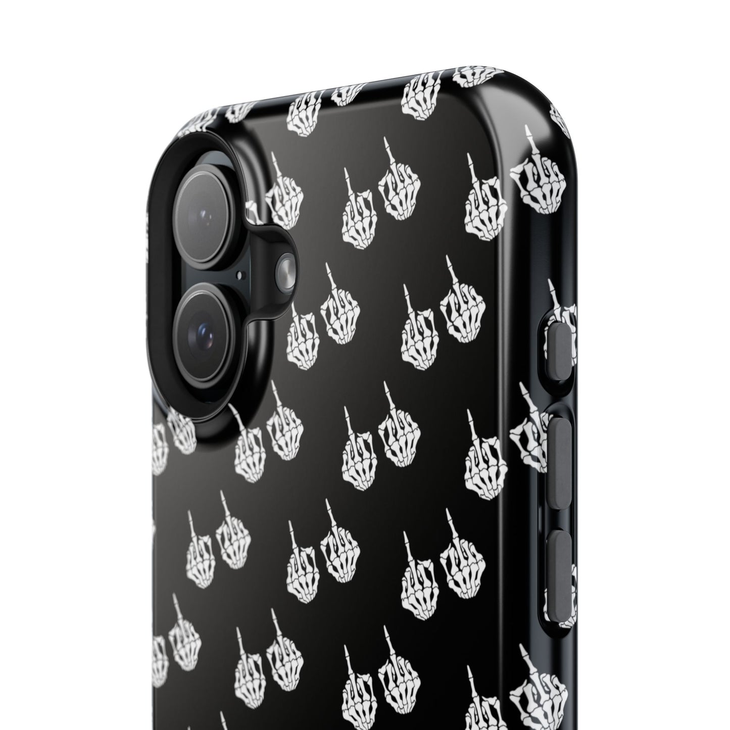 Fuck You Skeleton Middle Finger Impact-Resistant Cases
